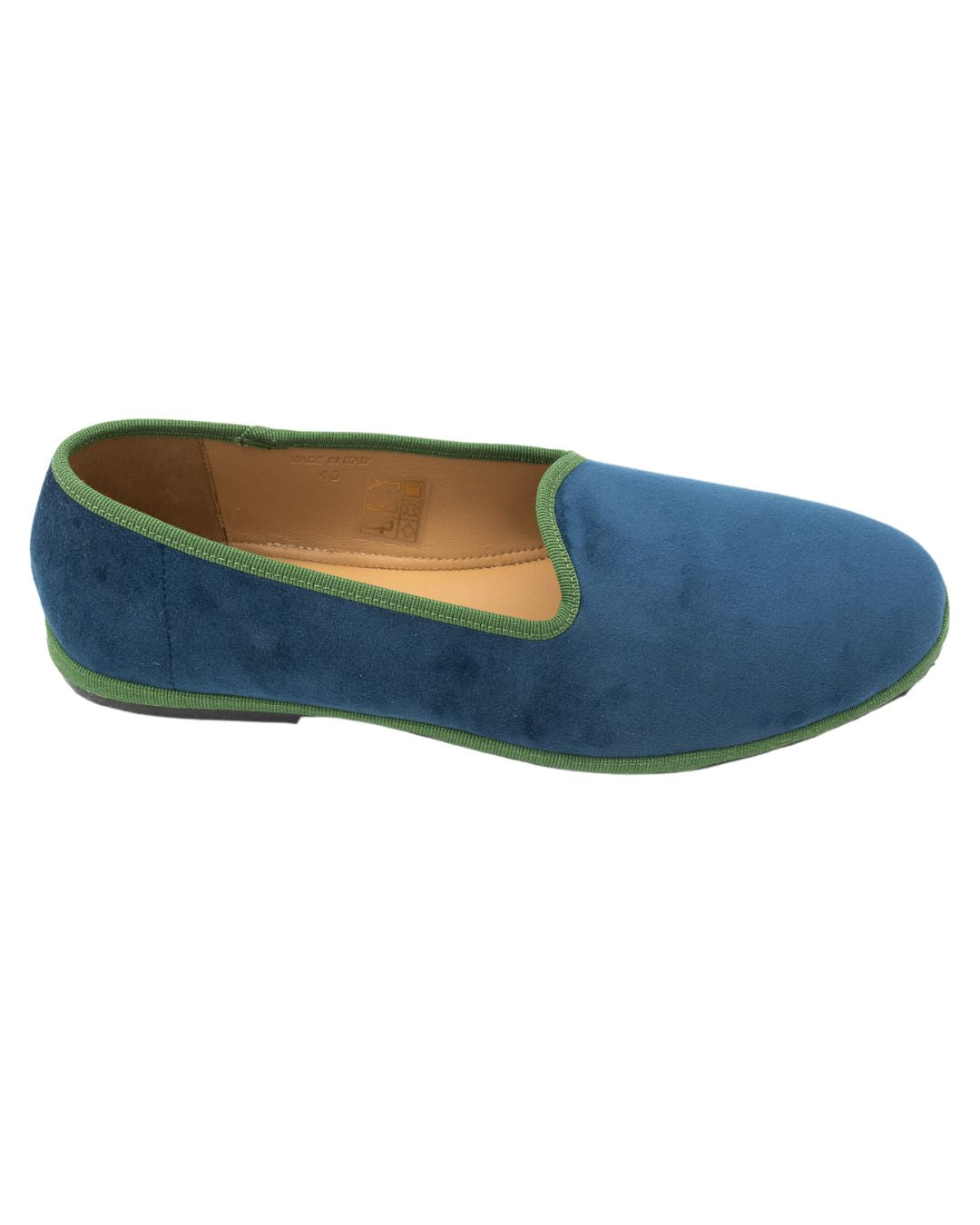Bluette-Verde Velluto Furlane Herren