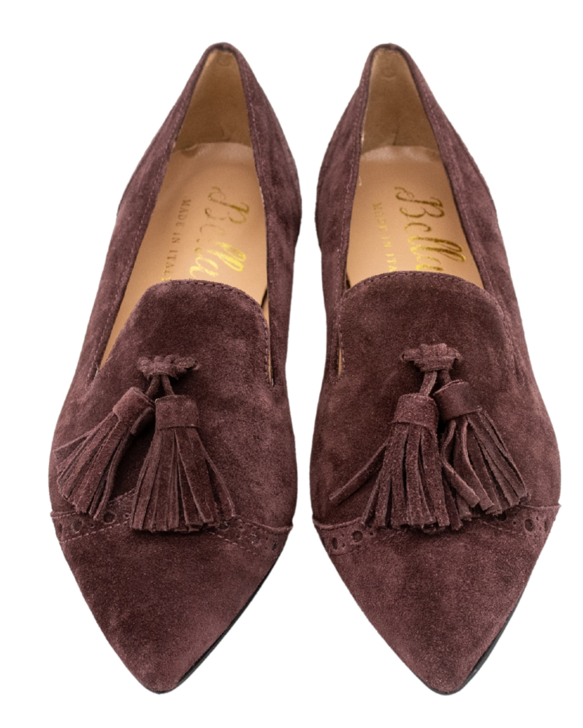 Bordeaux Budapester Tasselloafer Pointy