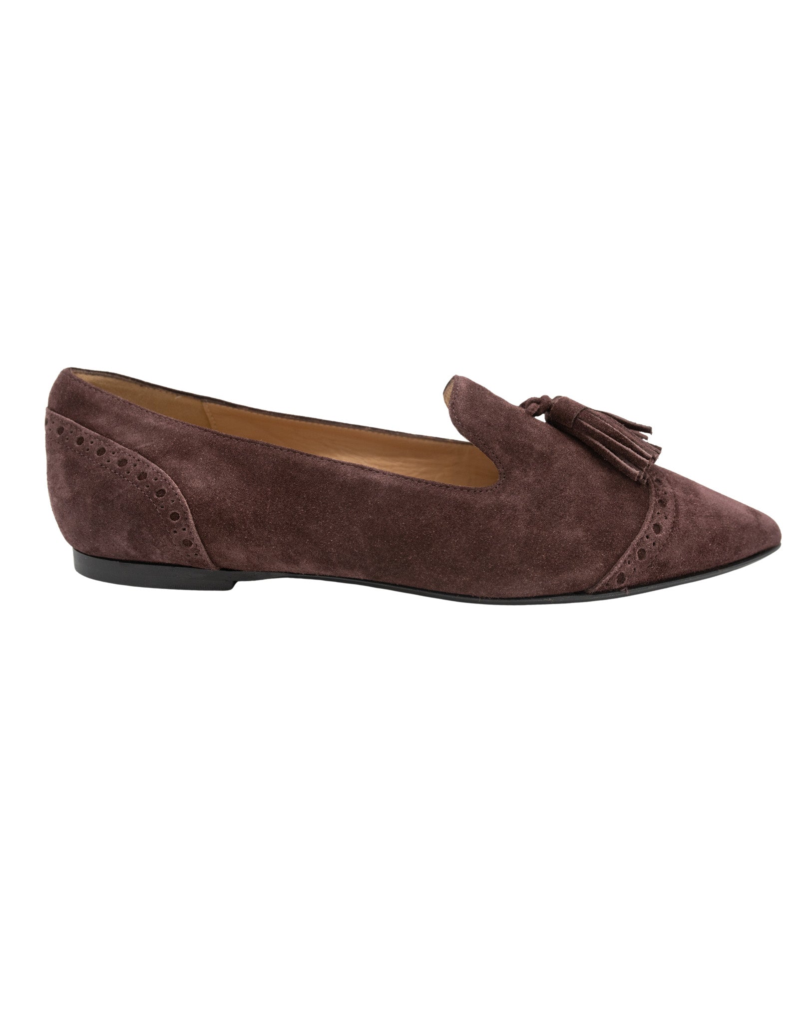 Bordeaux Budapester Tasselloafer Pointy