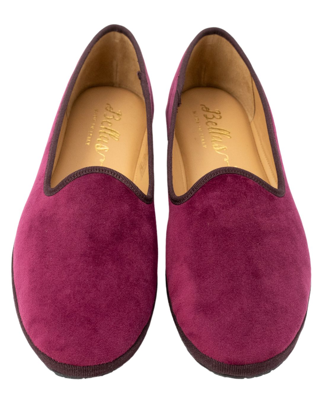 Burgundy-Melanzana Velluto Furlane Herren