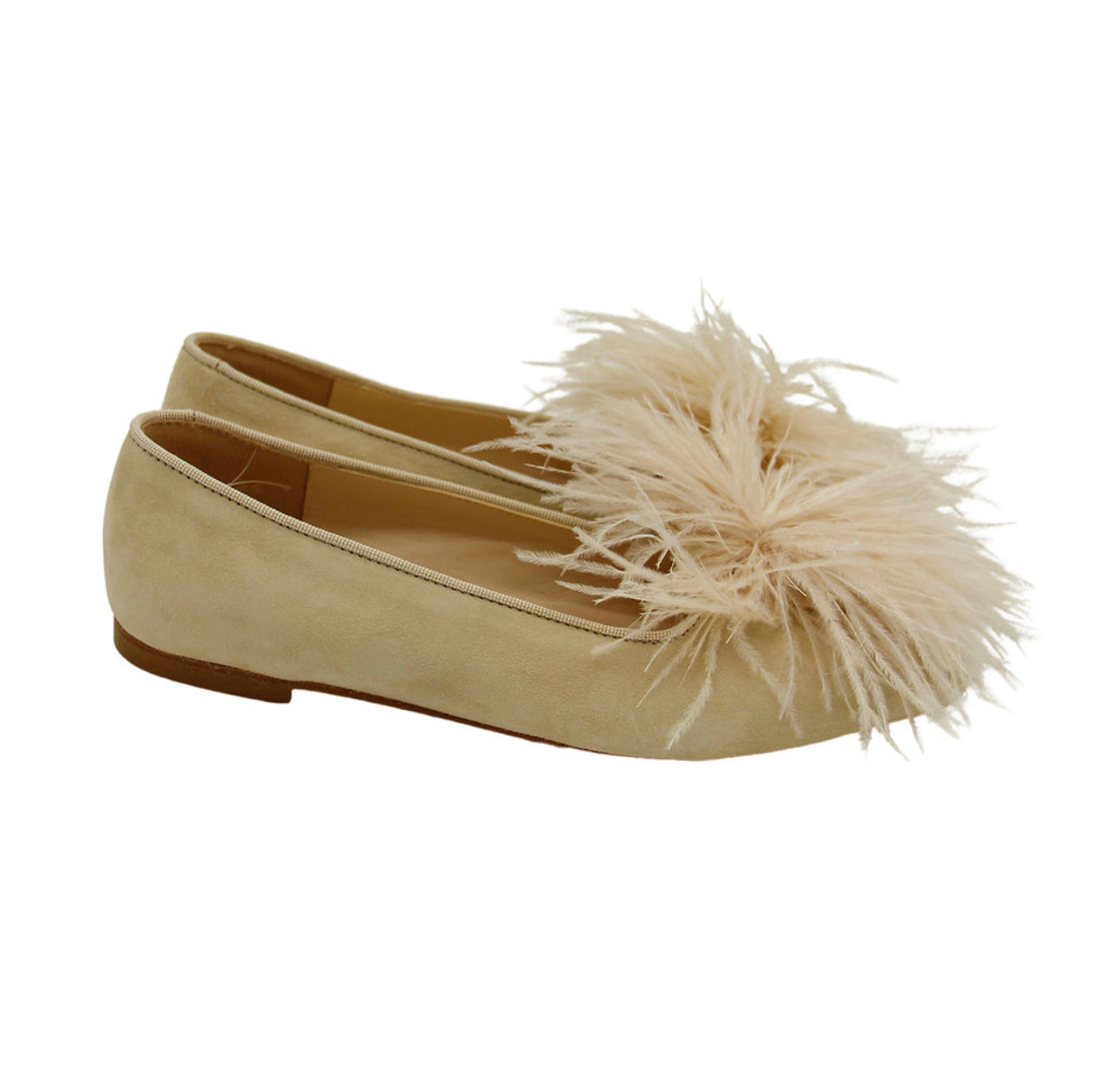 Ballerina Beige Federn