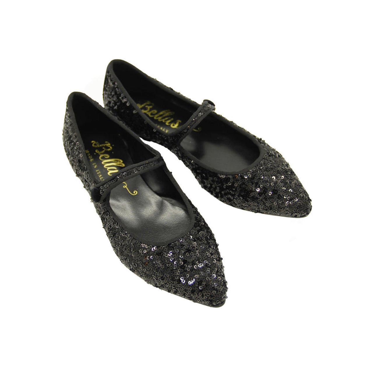 Mary Jane Pailletten Nero