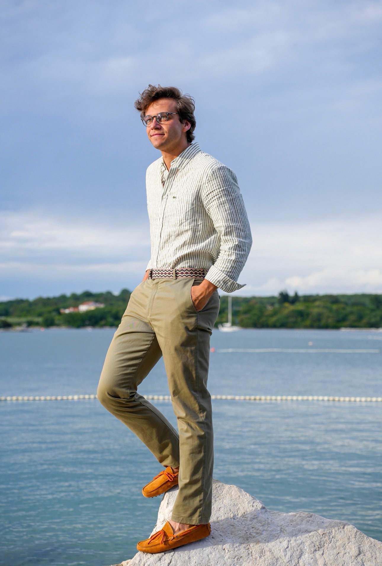 Brandy-Arancio Moccasins Herren