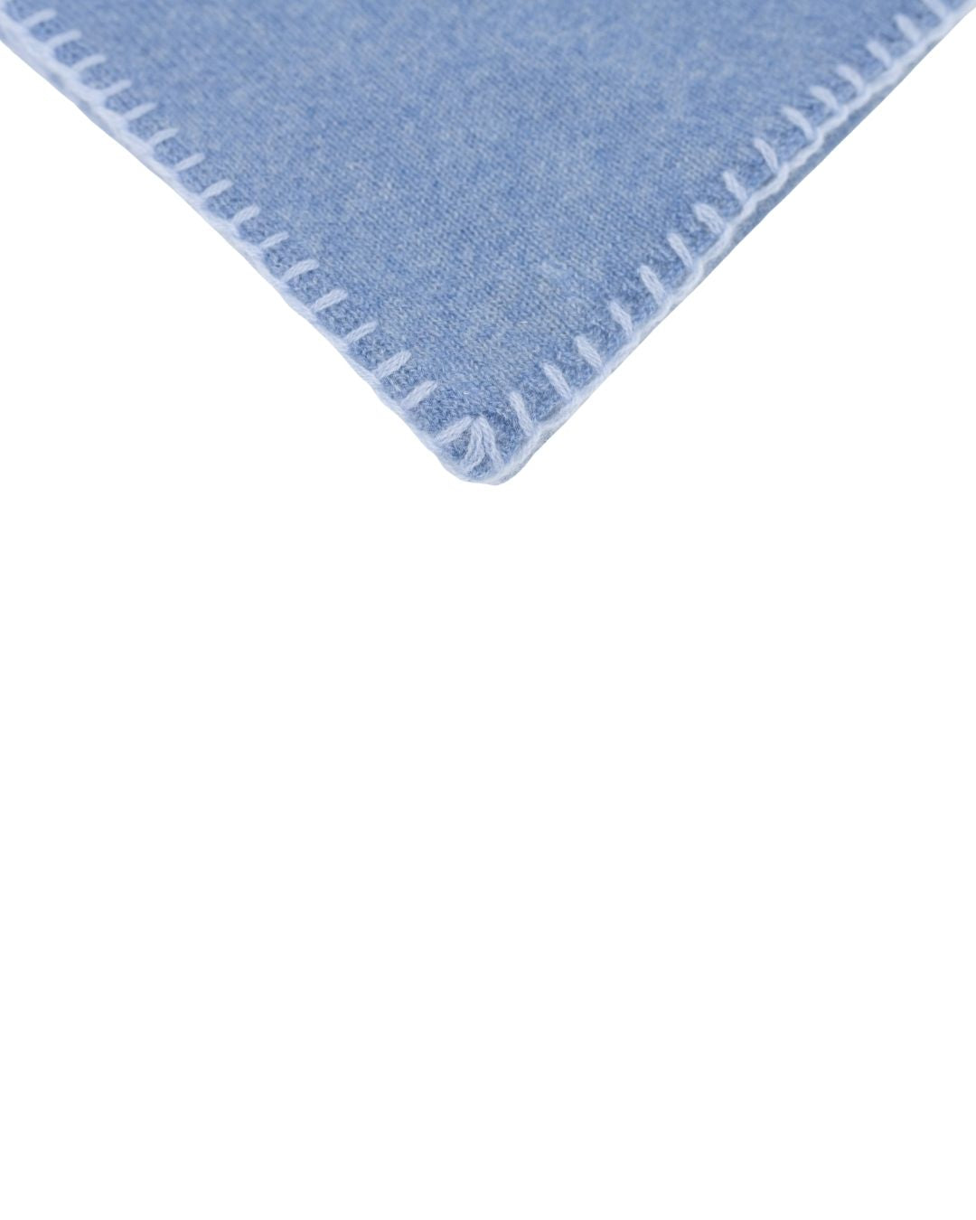 Cashmere Schal Turtle Dove-Cerulean