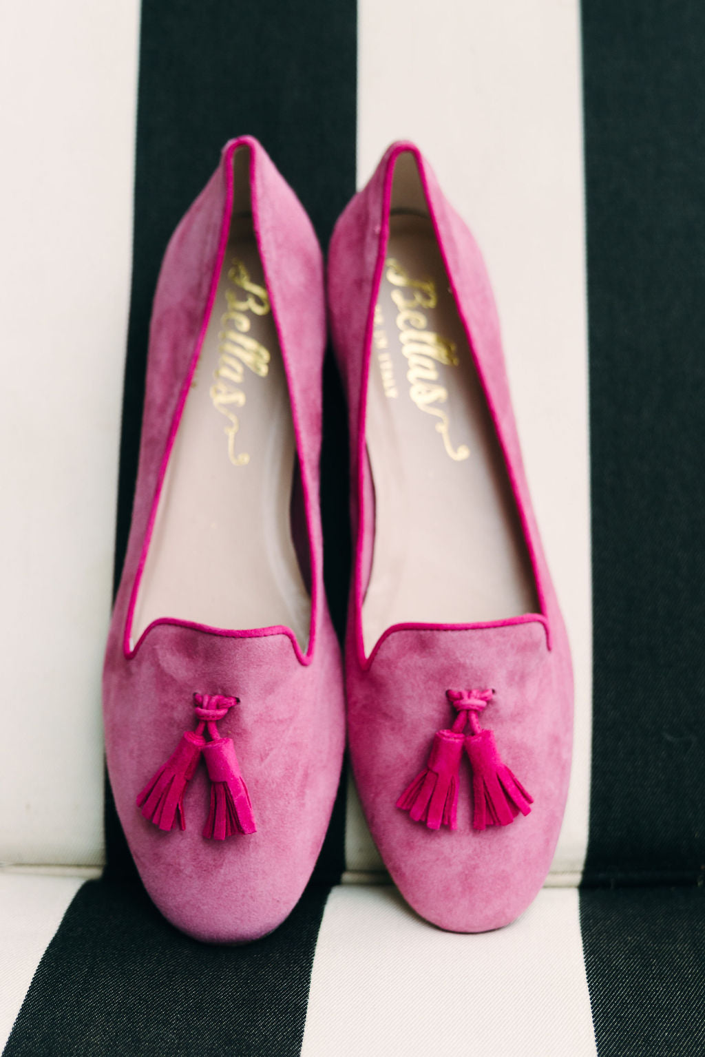 Confetti-Fuxia Tasselloafer Klassik