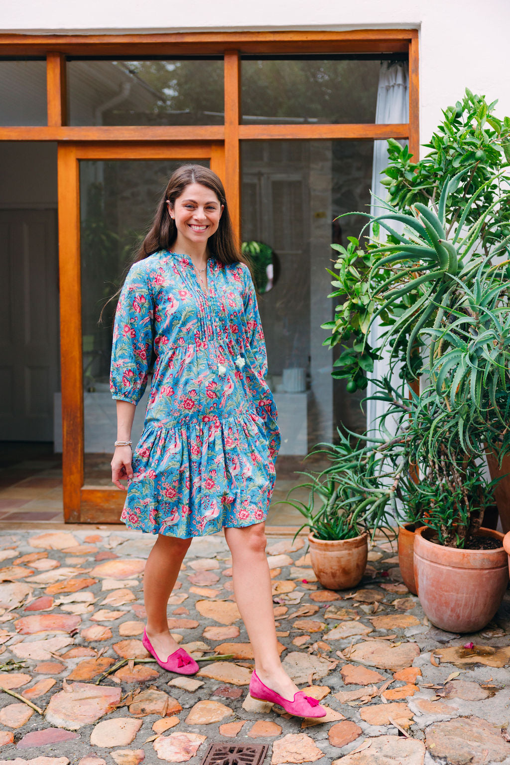 Confetti-Fuxia Tasselloafer Klassik