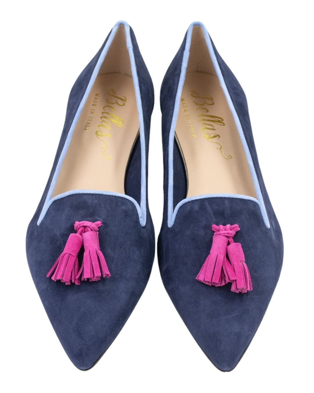 Copiativo-Hot Pink-Onda Tasselloafer Pointy (kurzer Tassel)
