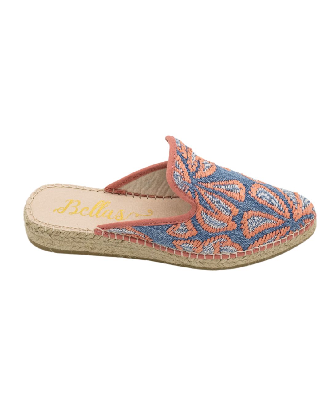 Coral Espadrilles Mules
