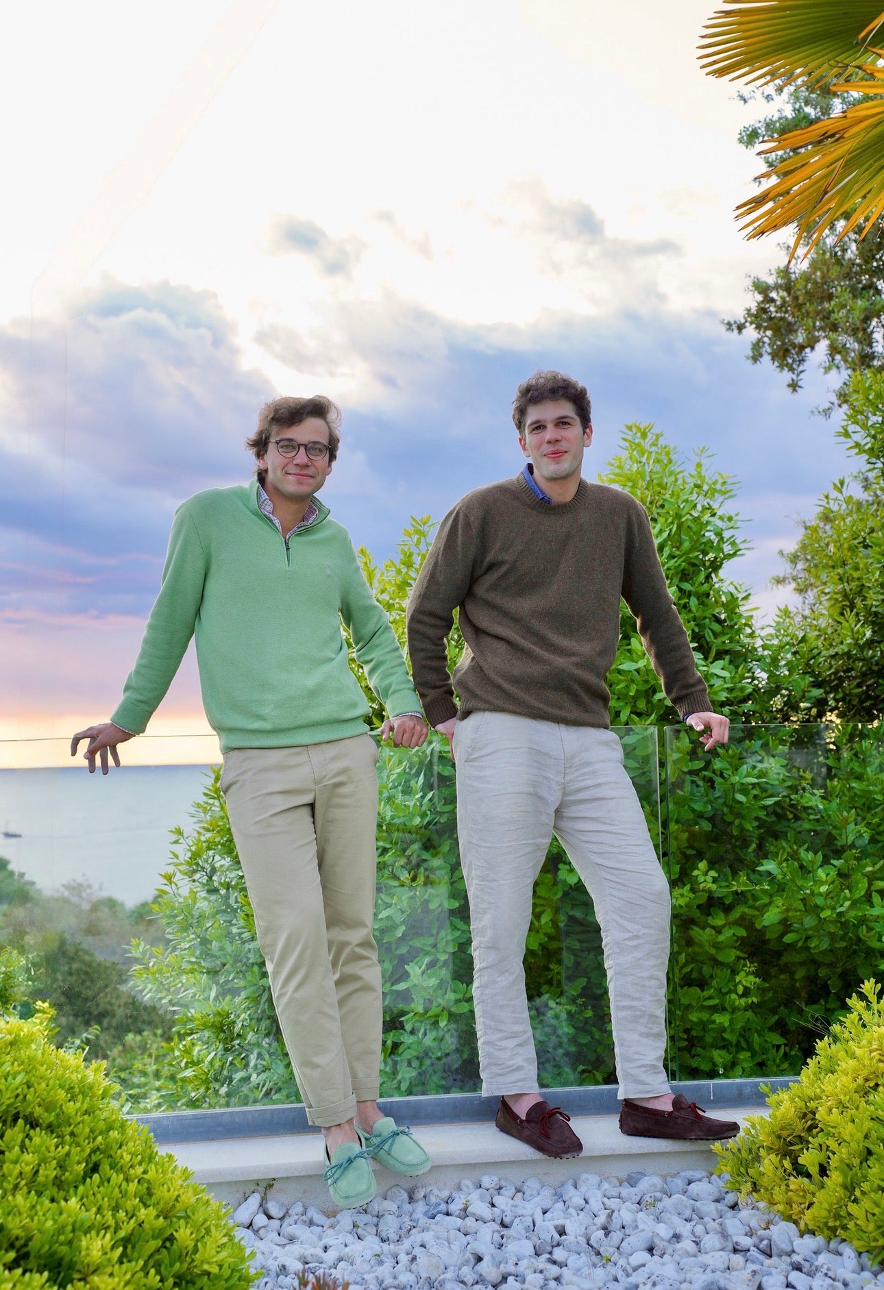 T Moro-Bordeaux Moccasins Herren