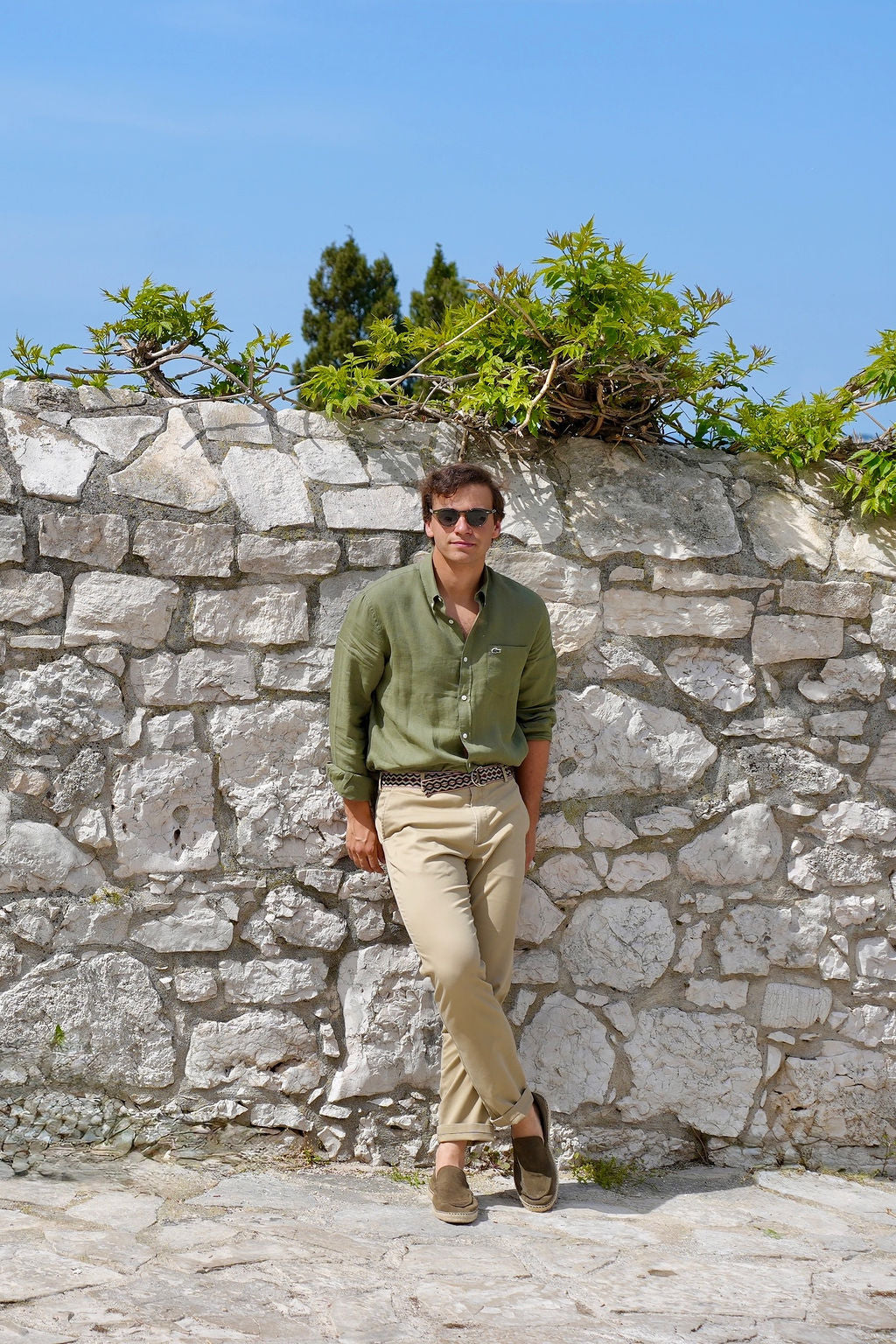 Kaki Espadrilles Herren