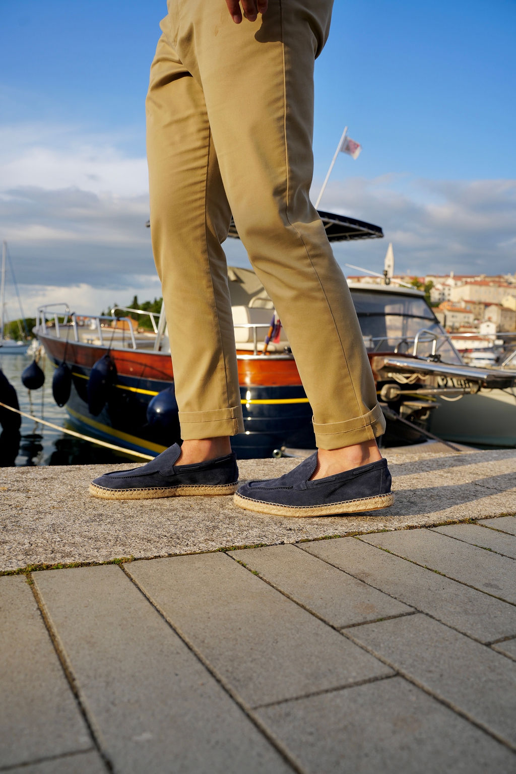 Navy Espadrilles Herren
