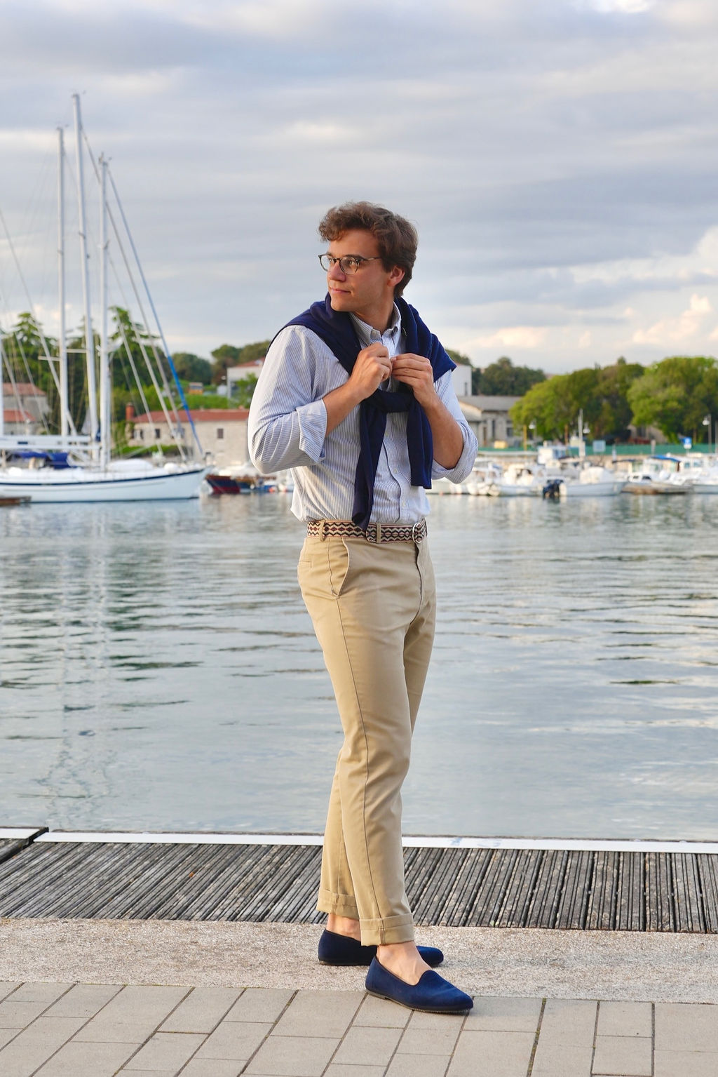 Herren Furlane Velluto Blu