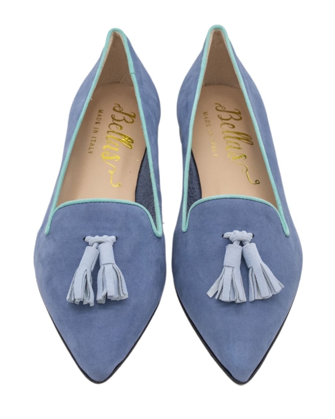 Dark Blue-Xeno-Tiffany Tasselloafer Pointy (kurzer Tassel)