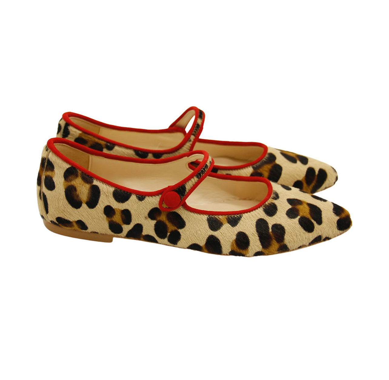 SHOOTINGSCHUH Mary Jane Leo Camari Rosso