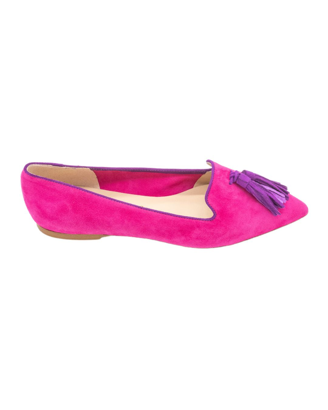 Fancy-Porpora Tasselloafer Pointy (langer Tassel)