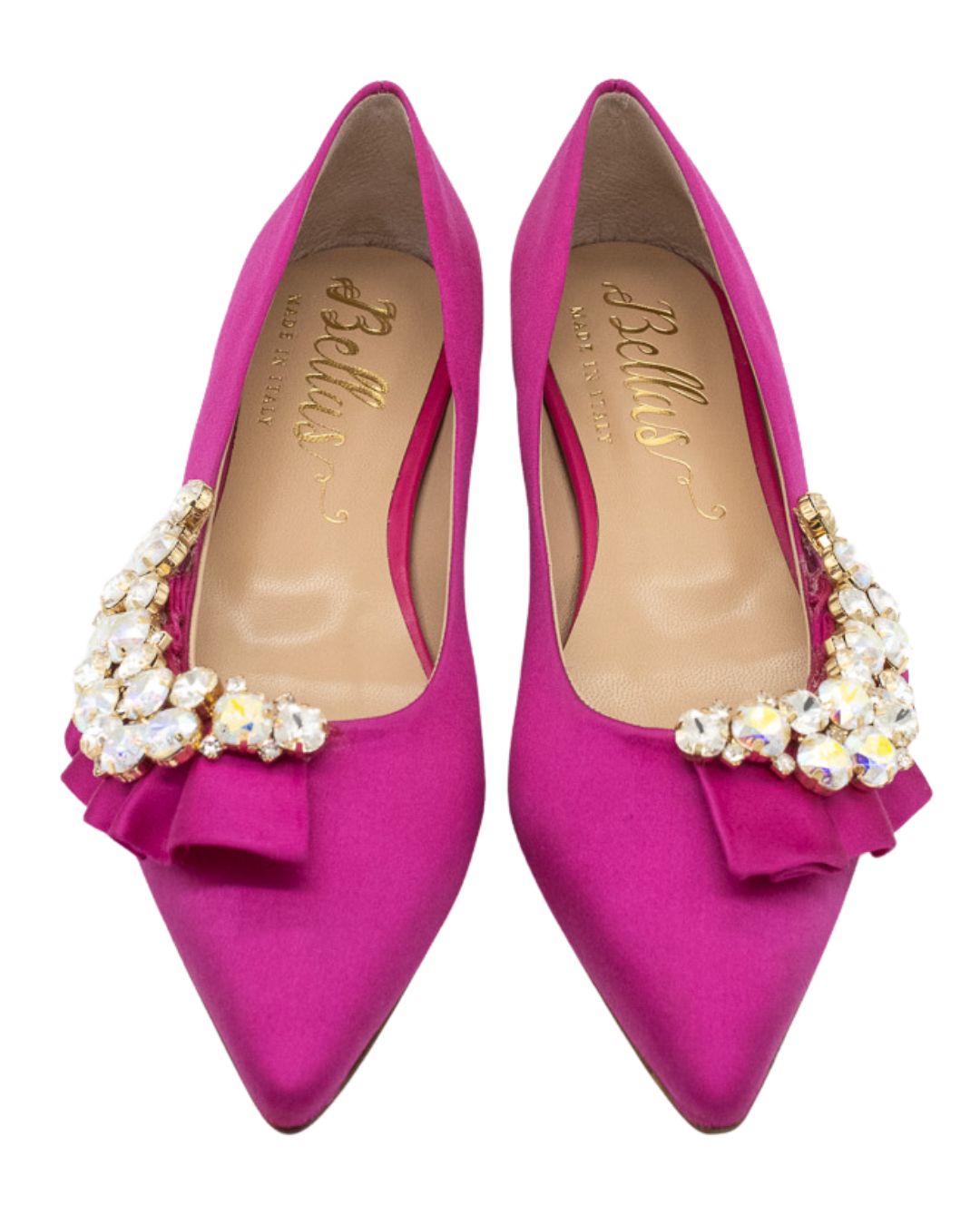 Festive Pink Rüschenloafer Pointy