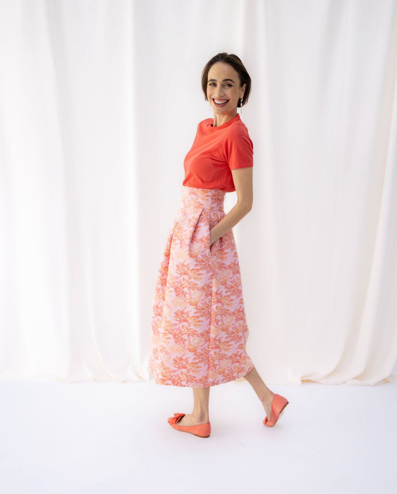 Rosso Schleifenloafer Pointy