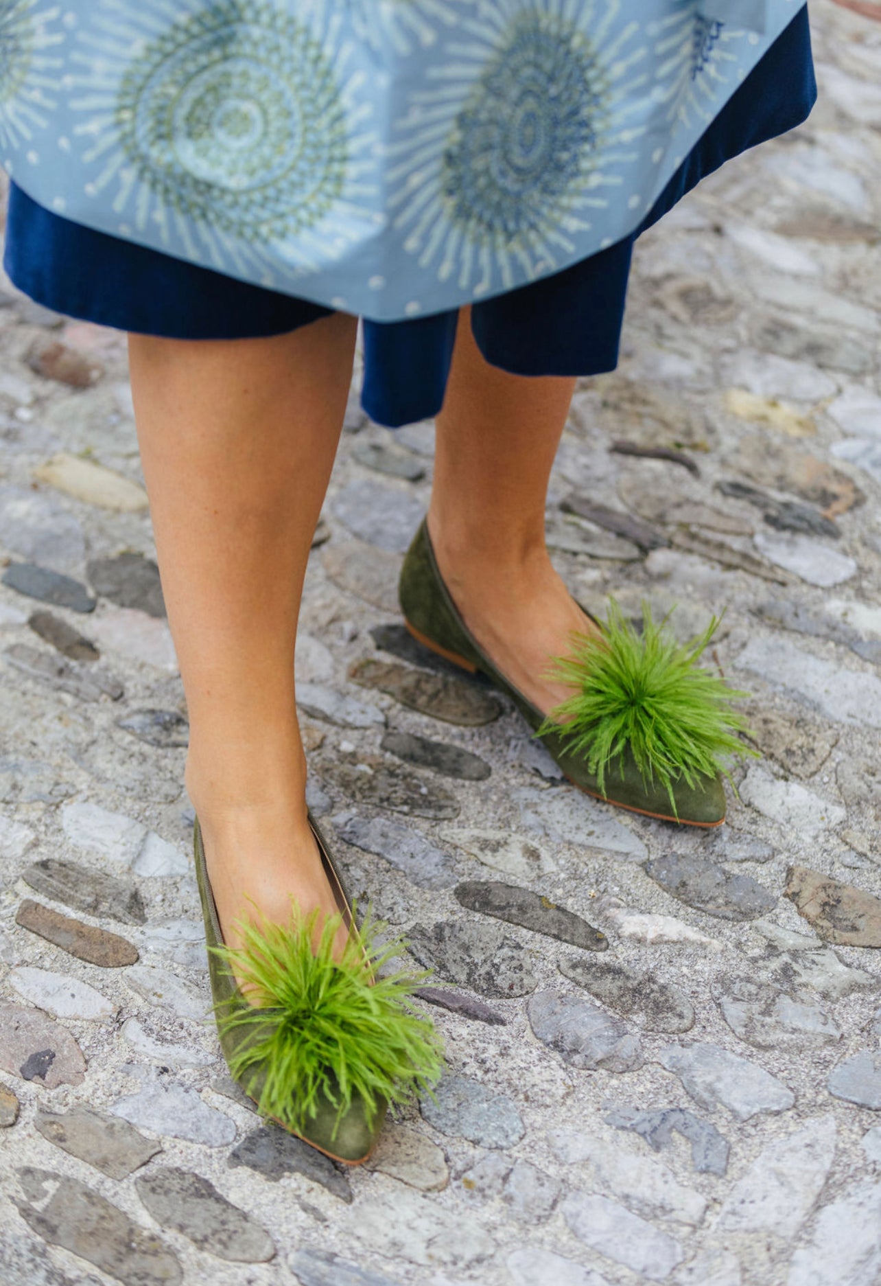 Ballerina Verde Federn