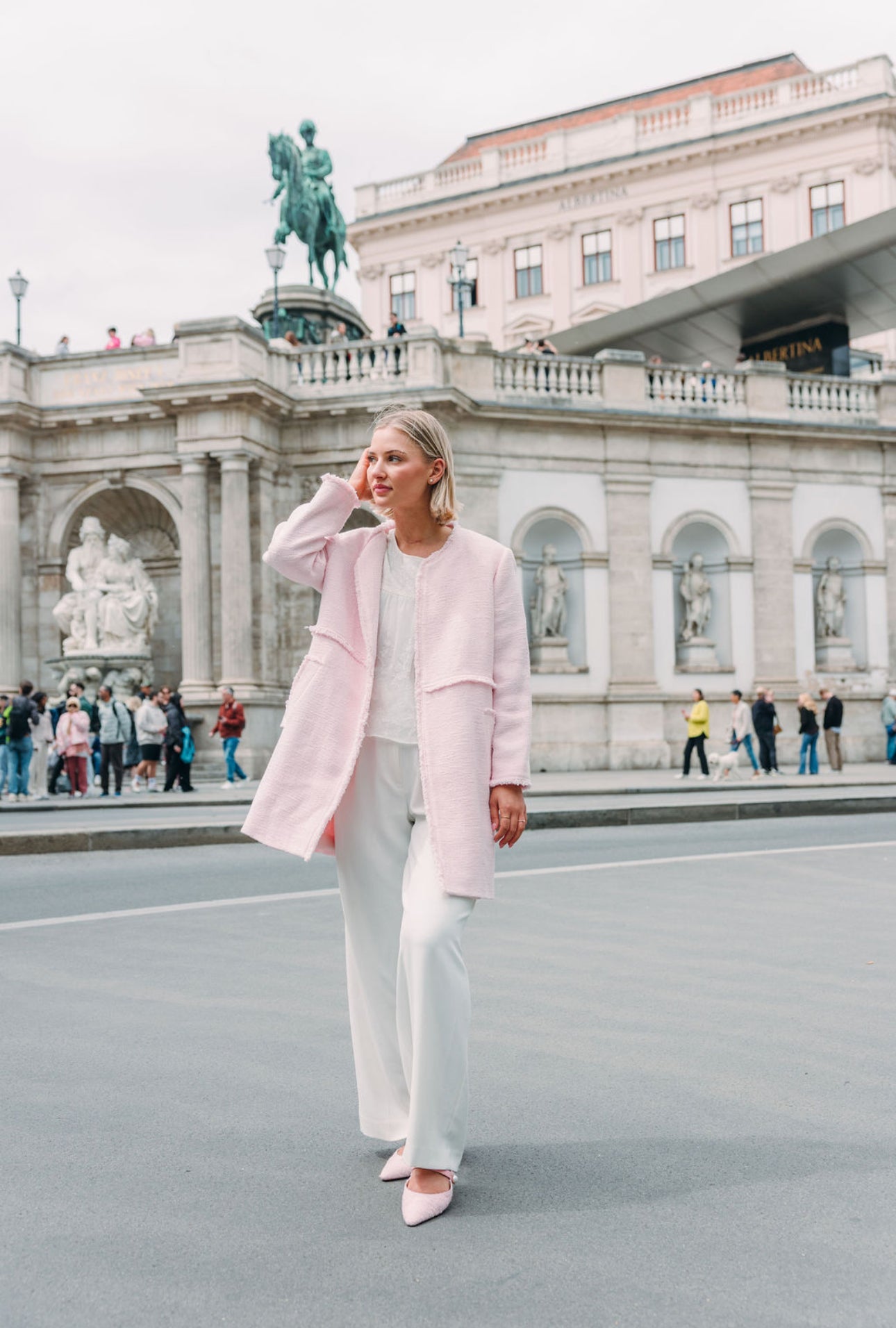 Caramella Mary Jane Tweed