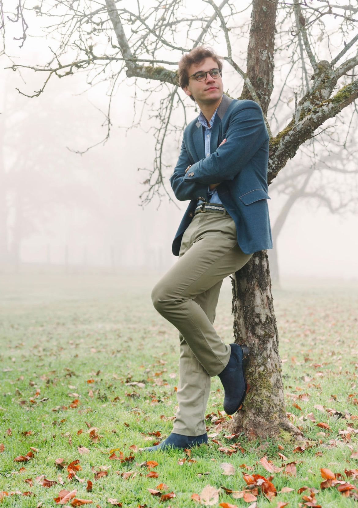 Herren Chelseaboot Navy