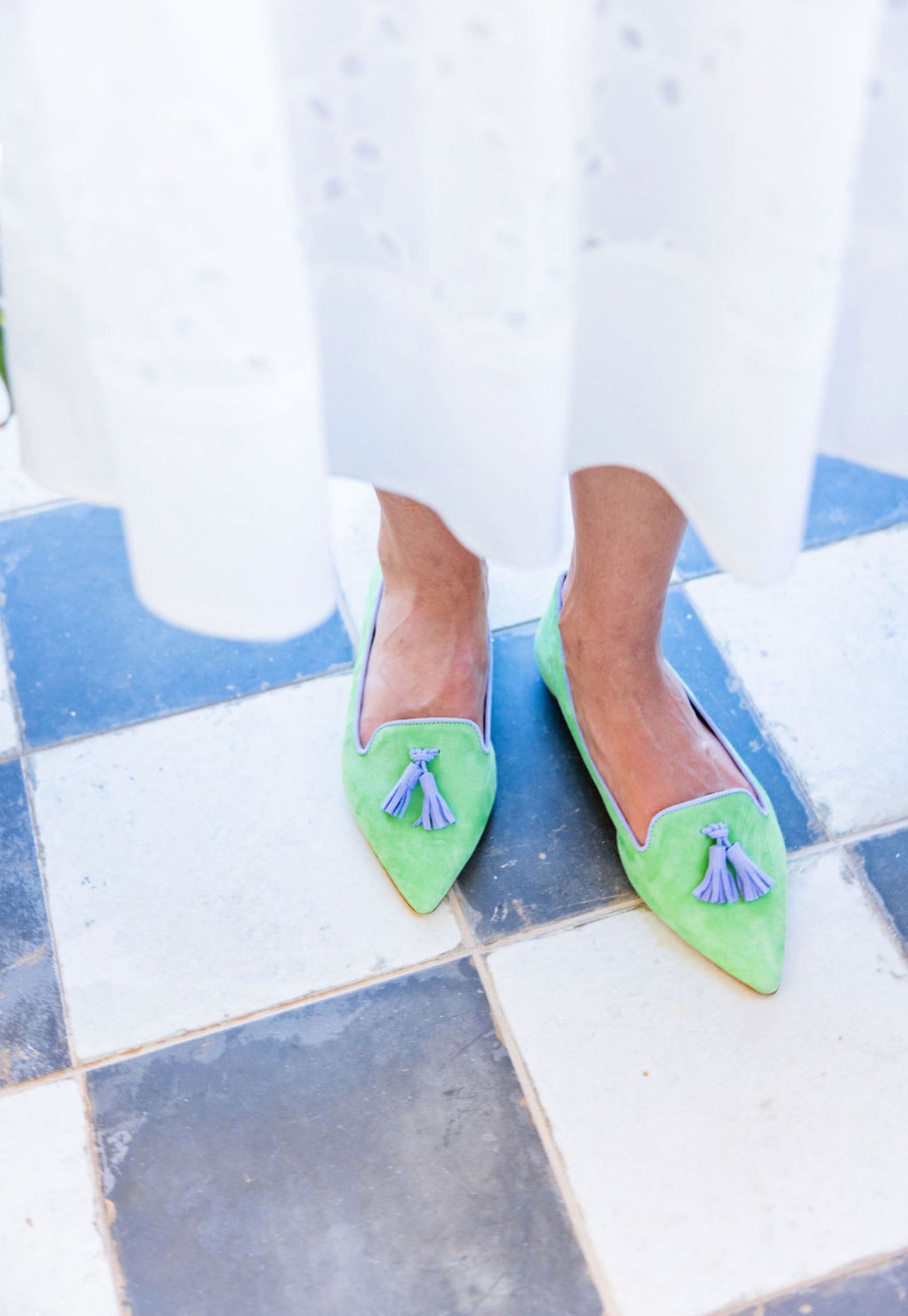 Green - Lavander Pointy