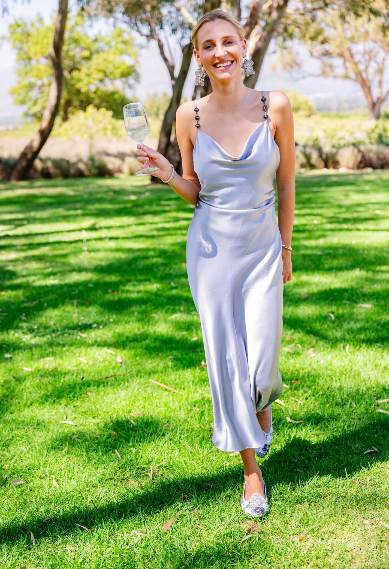 Ballerina Rosemary Silver Pailletten