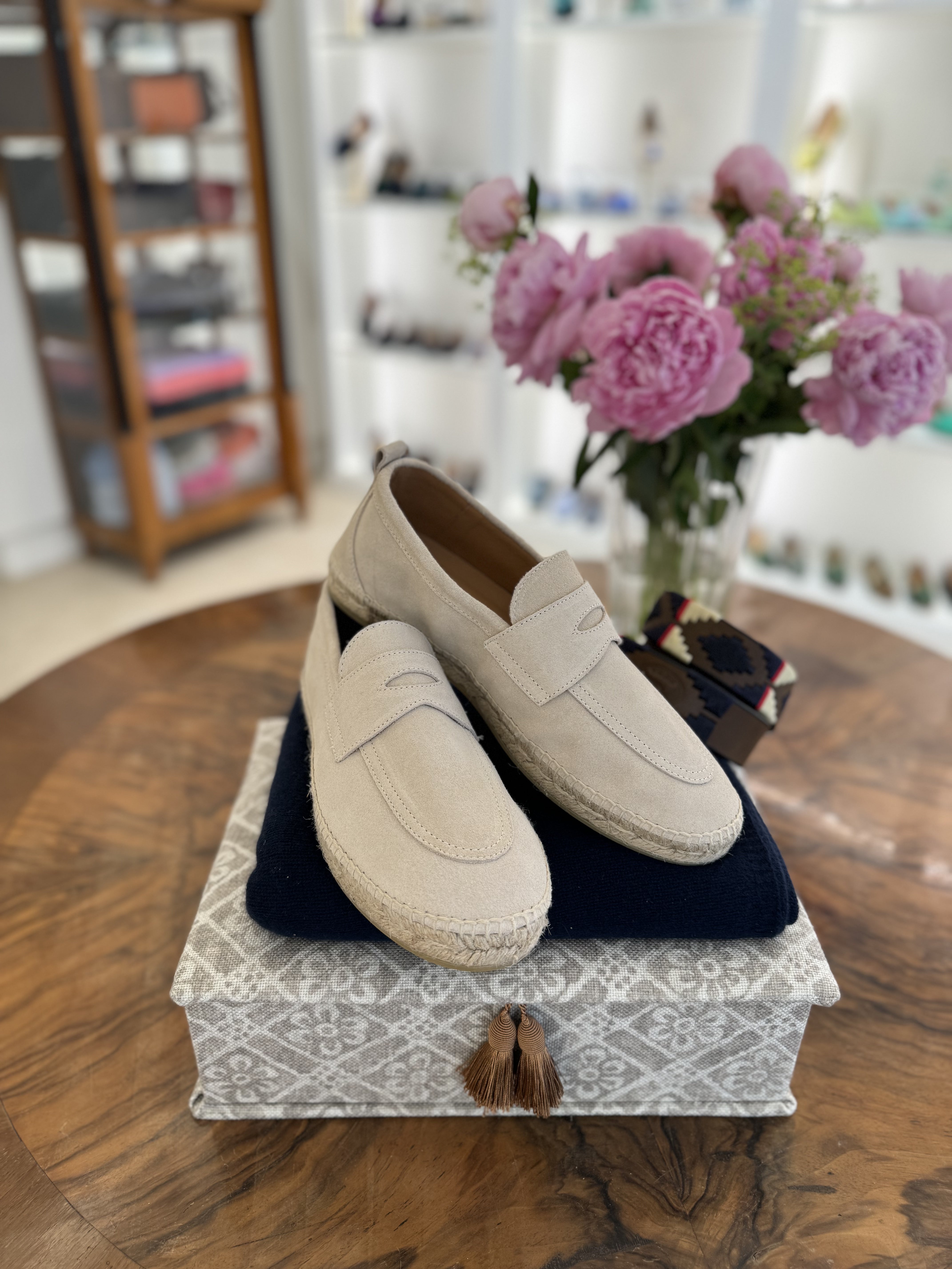 Herren Espadrilles Afelpado Crudo