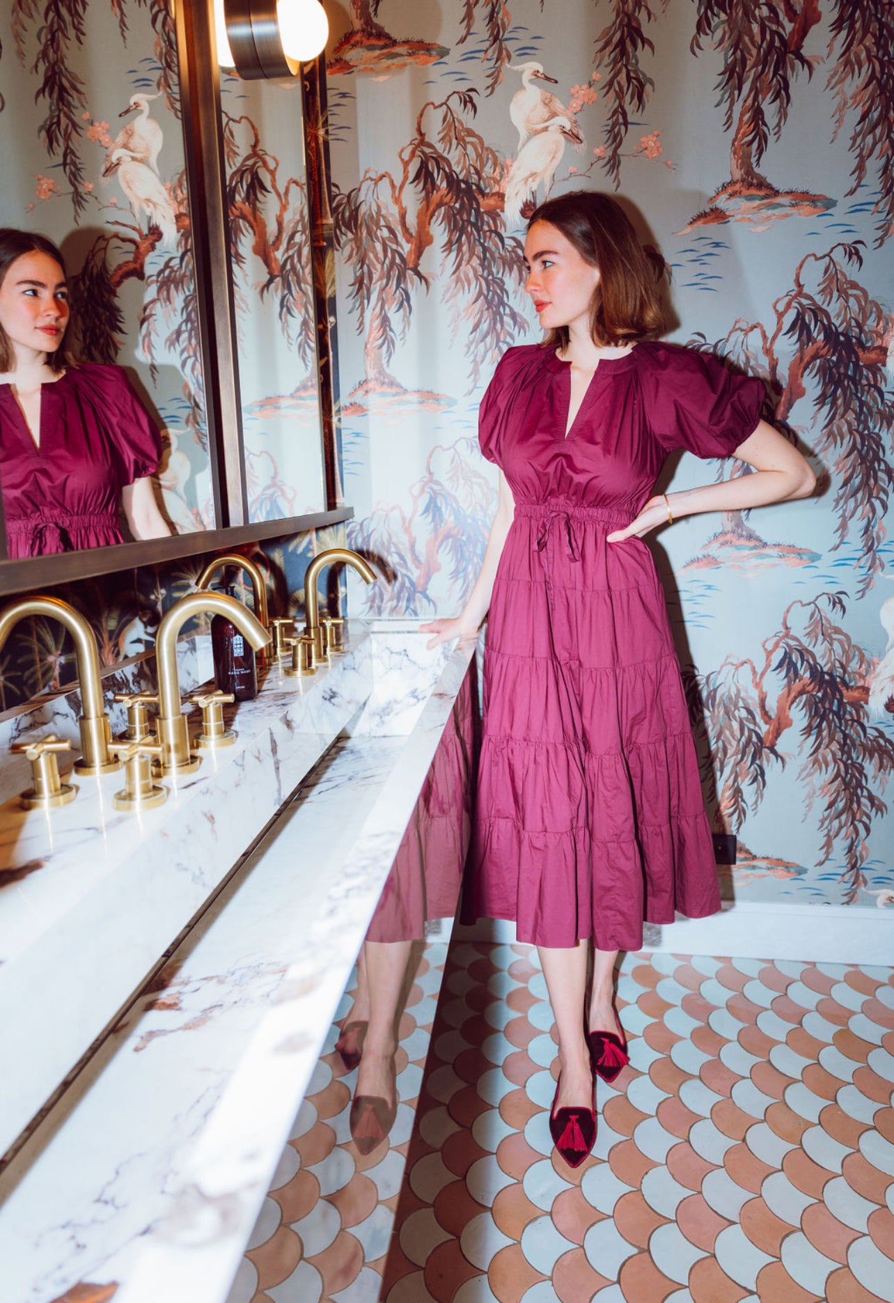 Velvet Bordeaux - Bordeaux Pointy