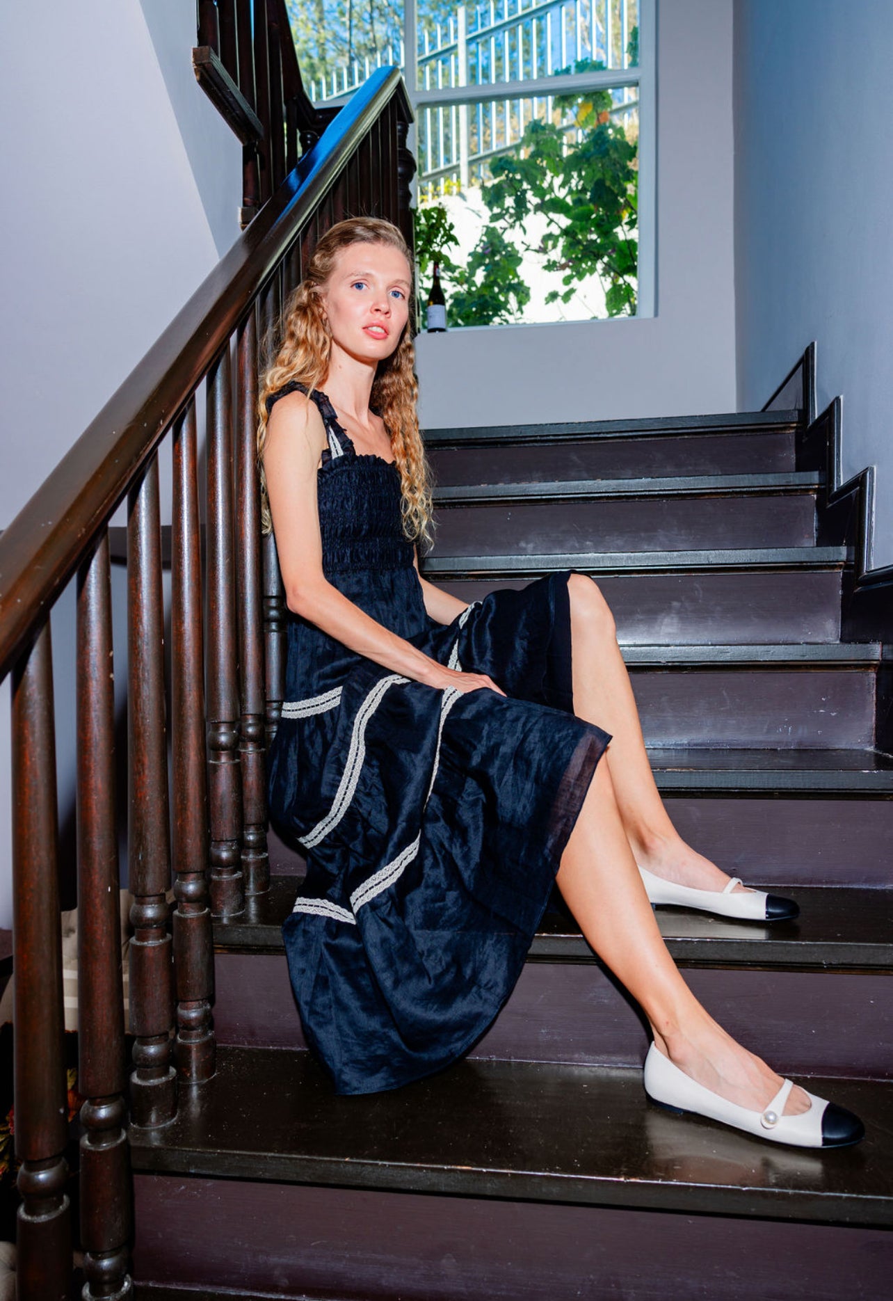 Mary Jane Nero Off White