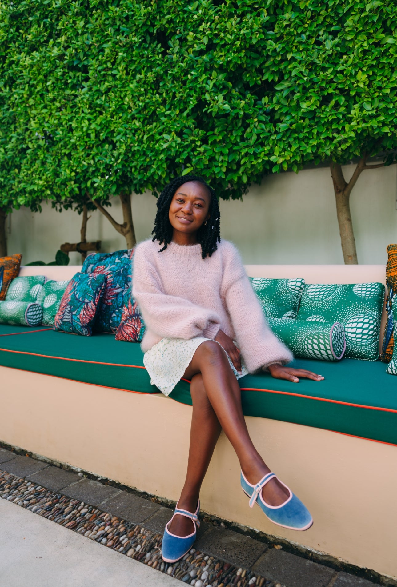 Mary Jane Furlane Velluto Pacifico