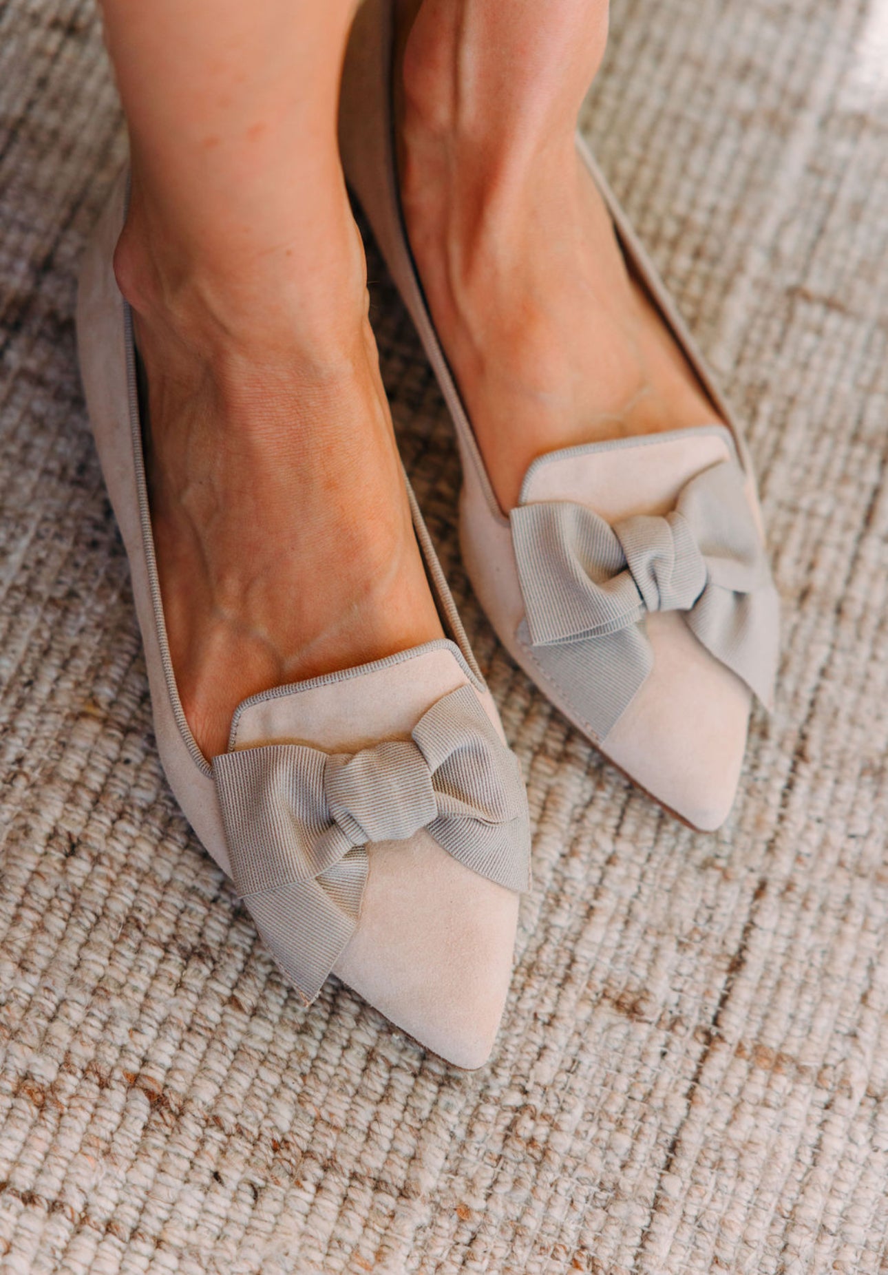 Fondotinta-Cenere Schleifenloafer Pointy