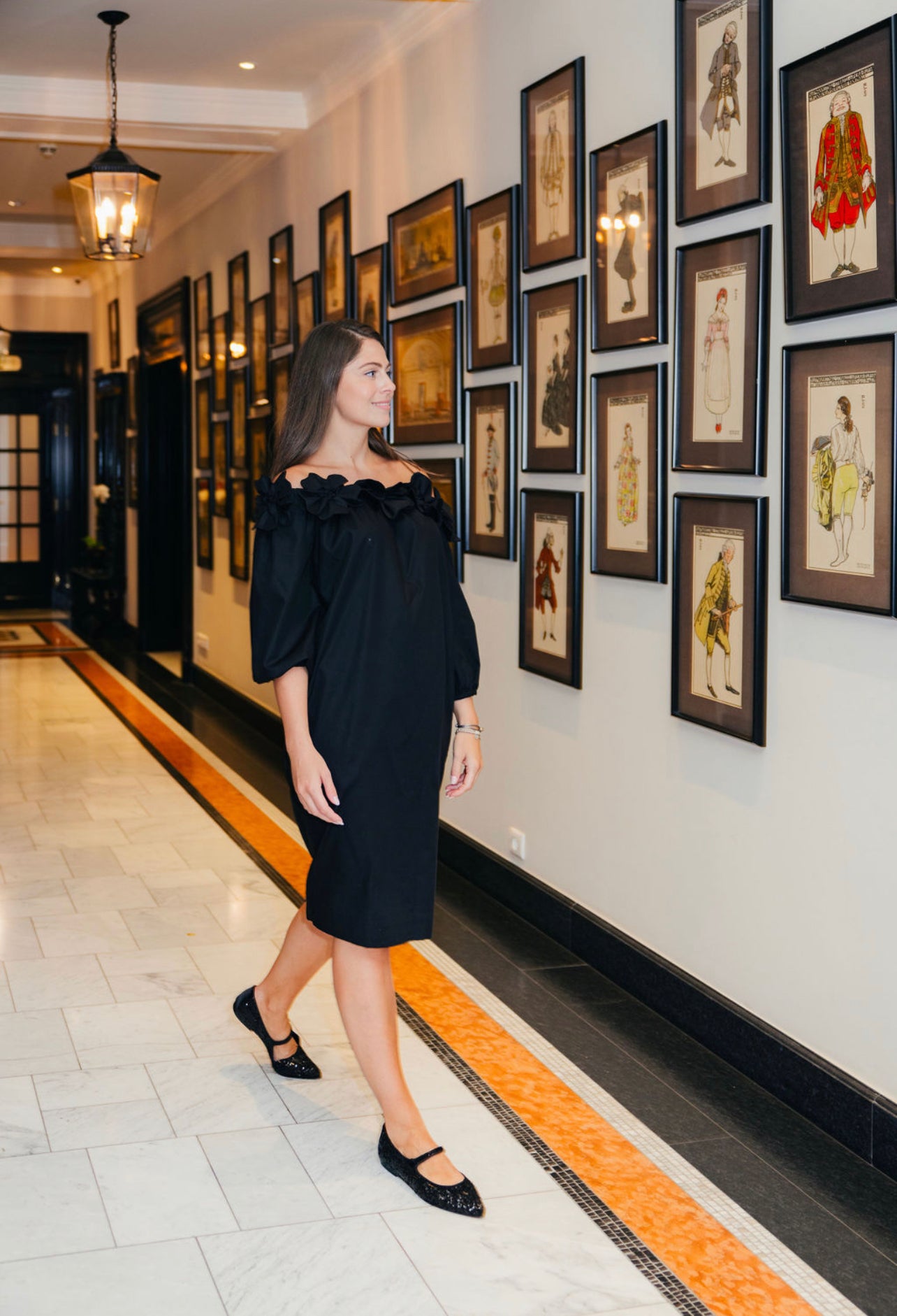 Mary Jane Pailletten Nero