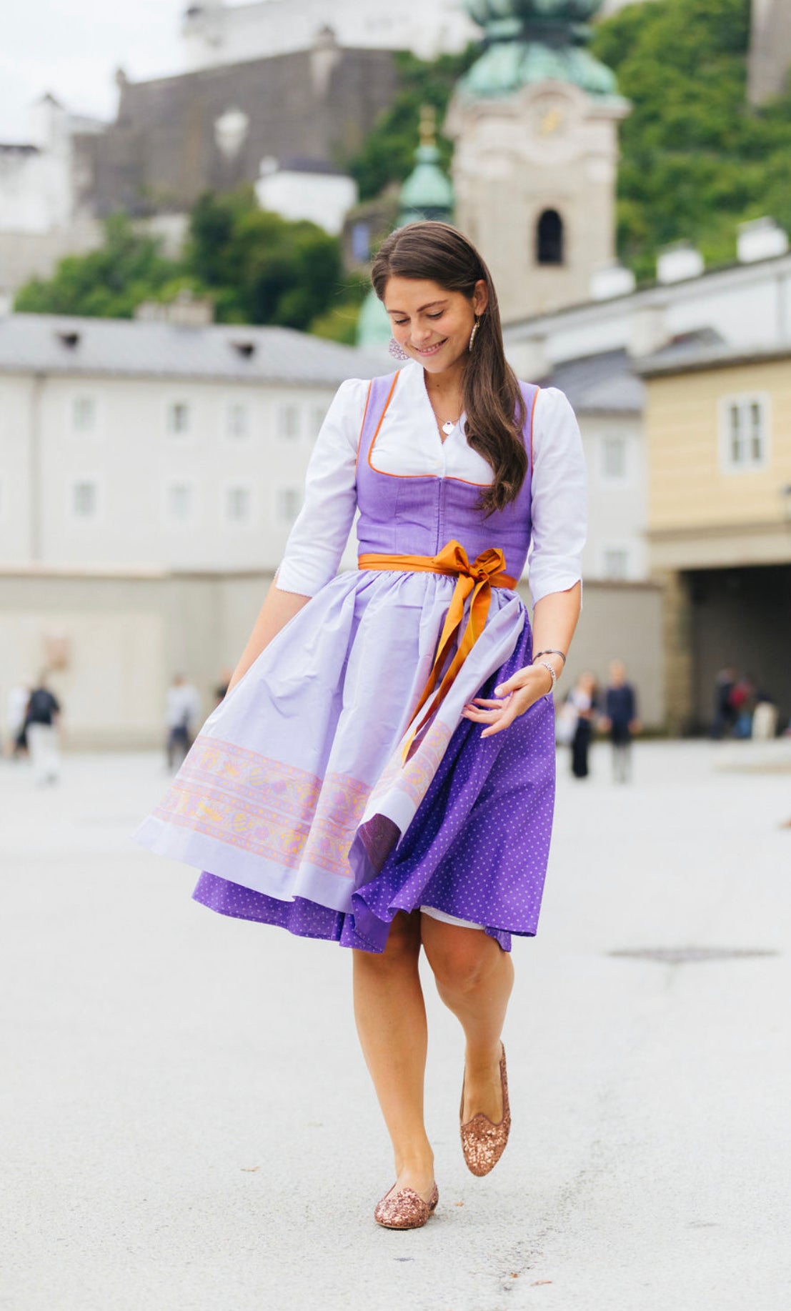 Ballerina Bronze Pailletten