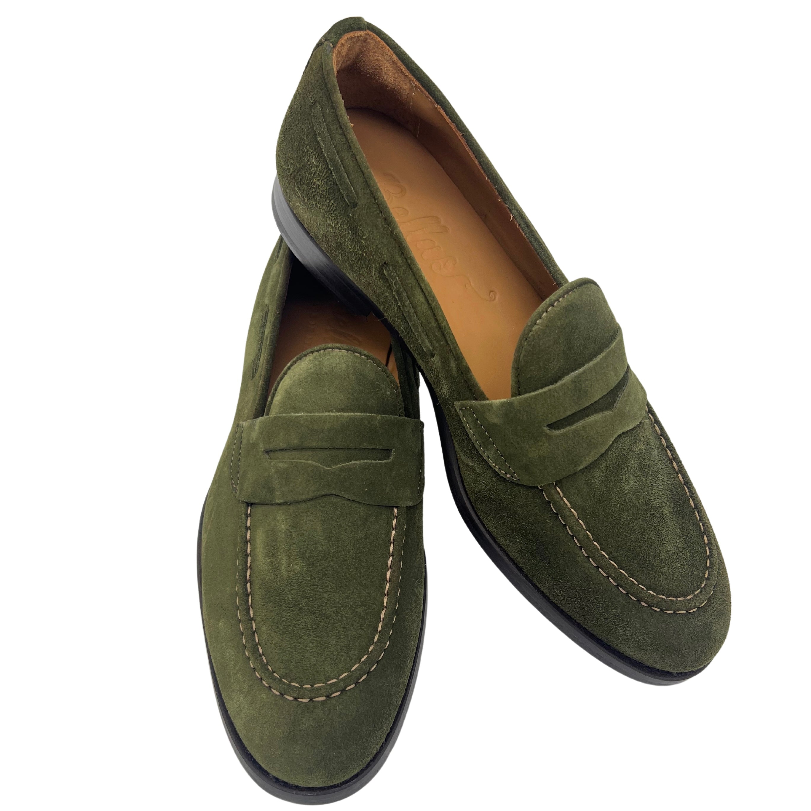 Herren Pennyloafer Army