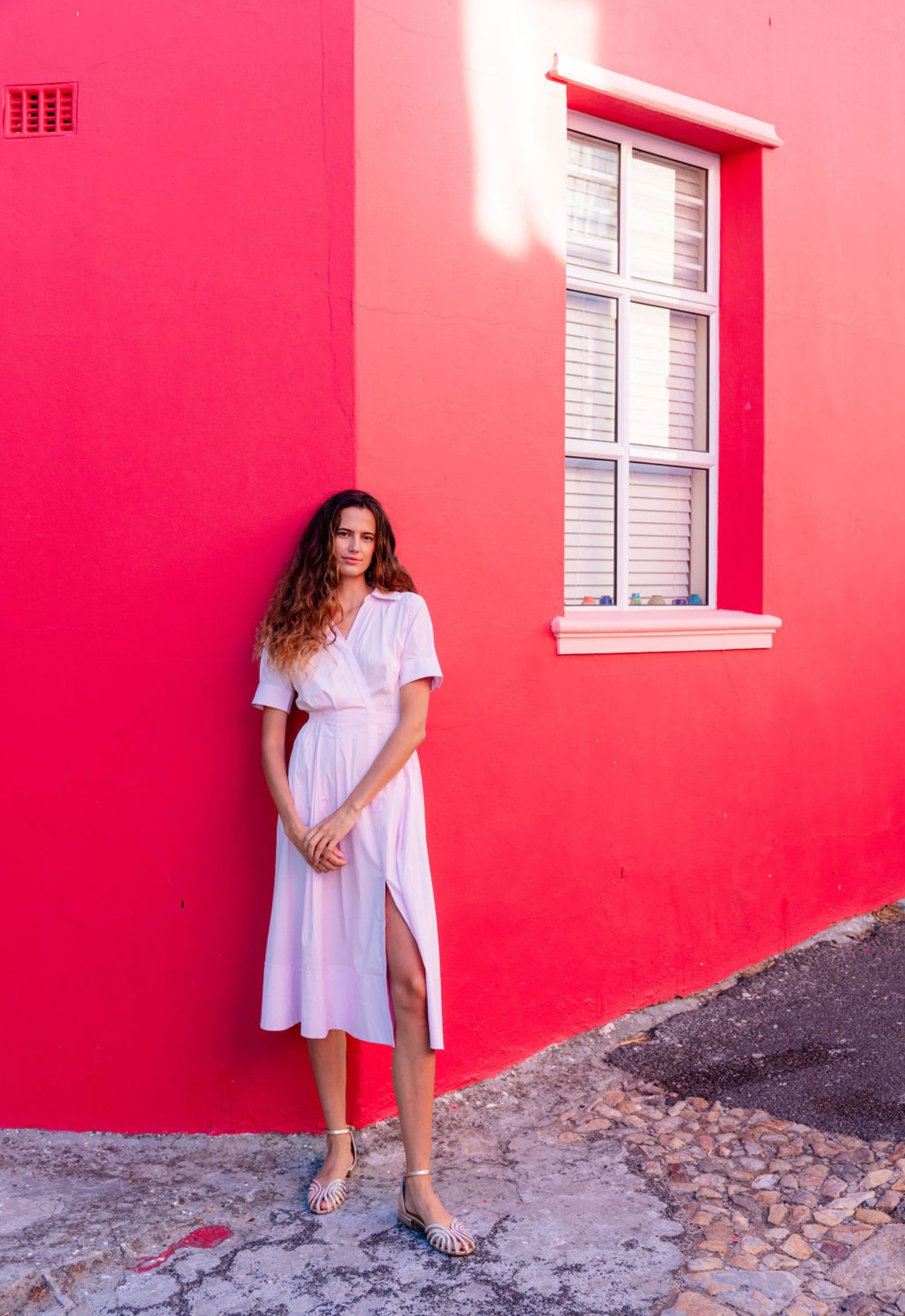 Sandalen Glitzer Gold