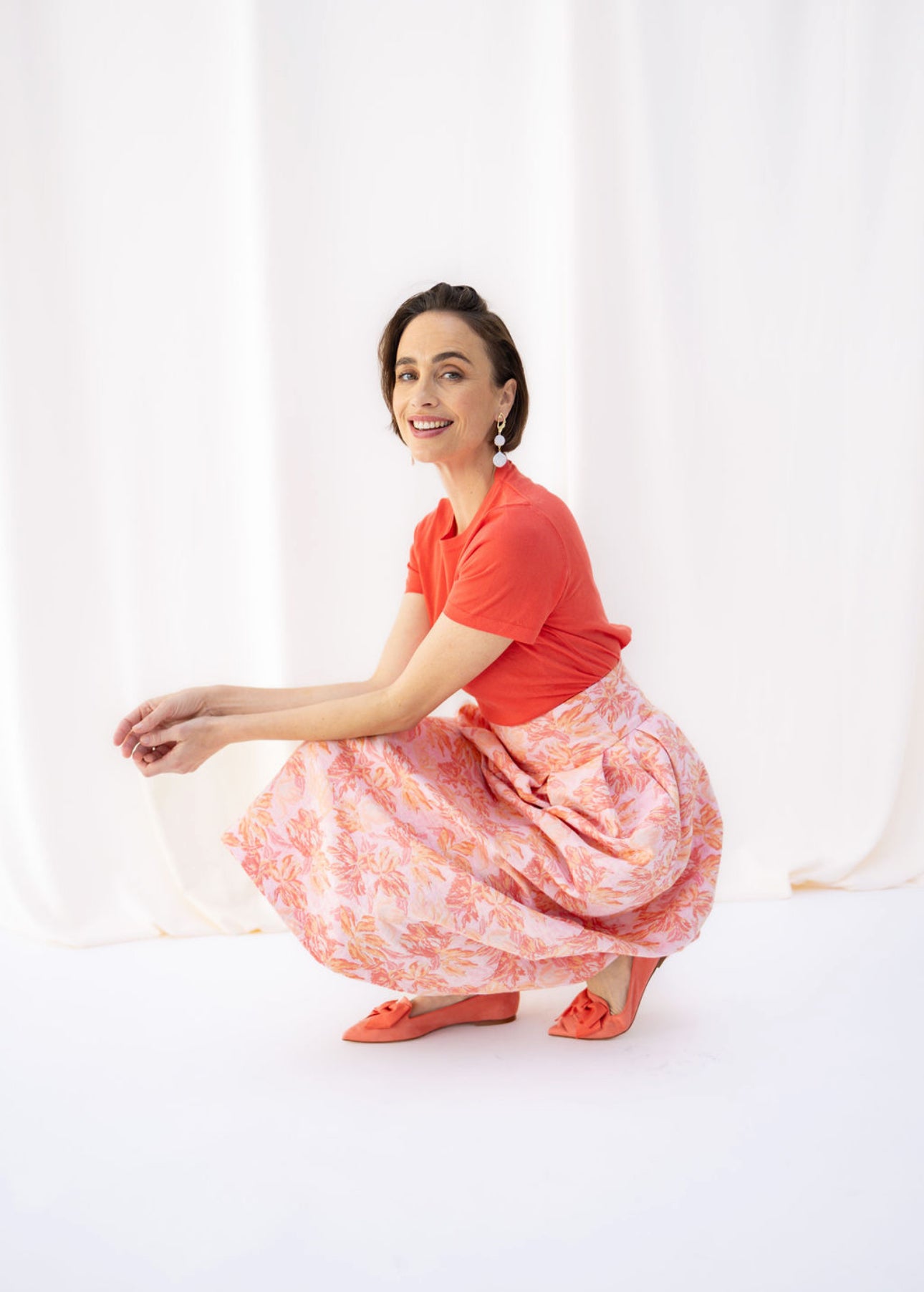 Rosso Schleifenloafer Pointy