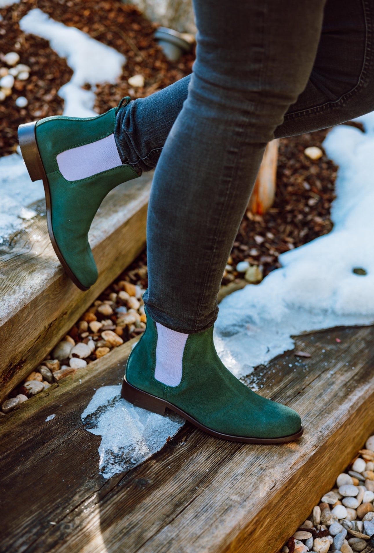 Army - Flieder Chelseaboots