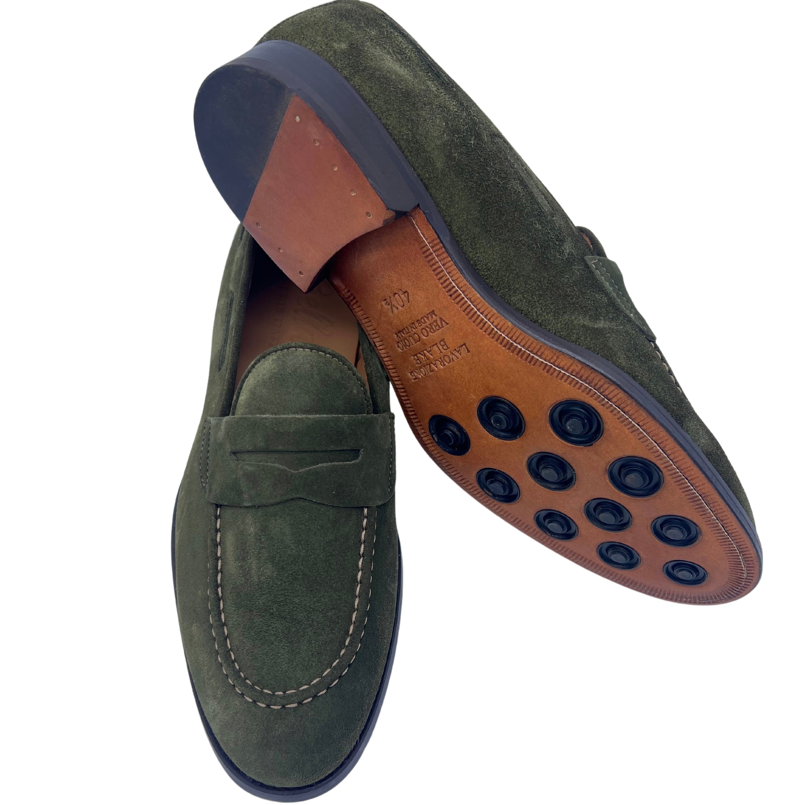 Herren Pennyloafer Army