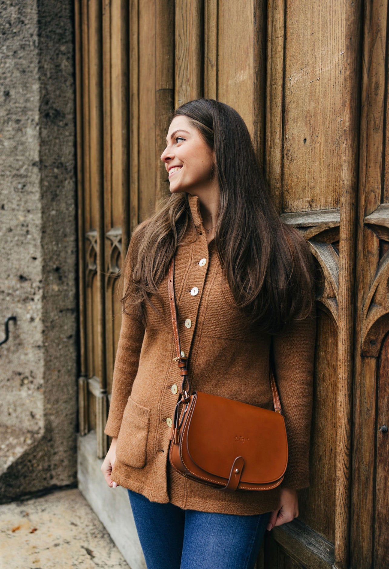 Bellas Pochette Medium Cuoio