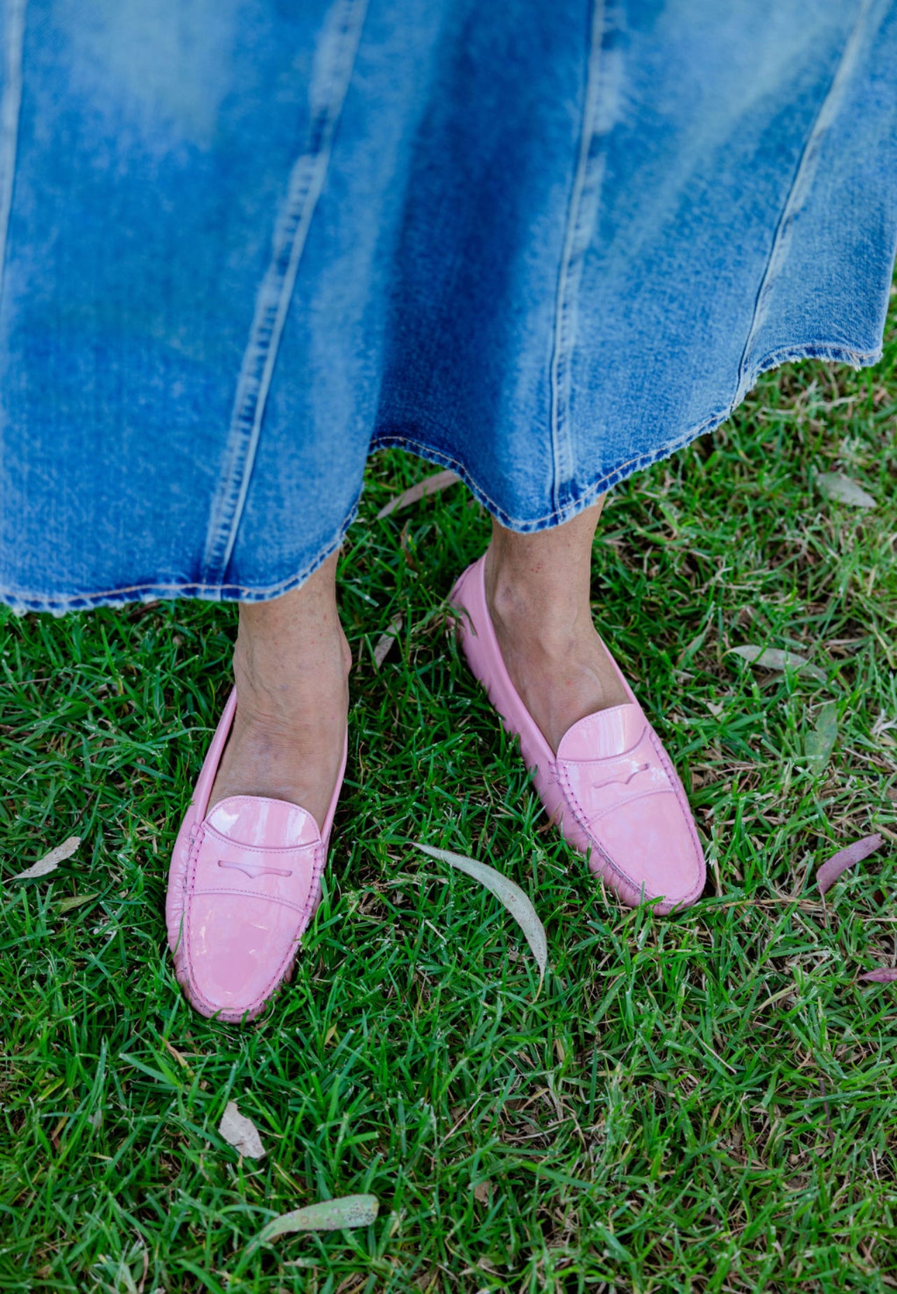Moccasin Lack Rosa