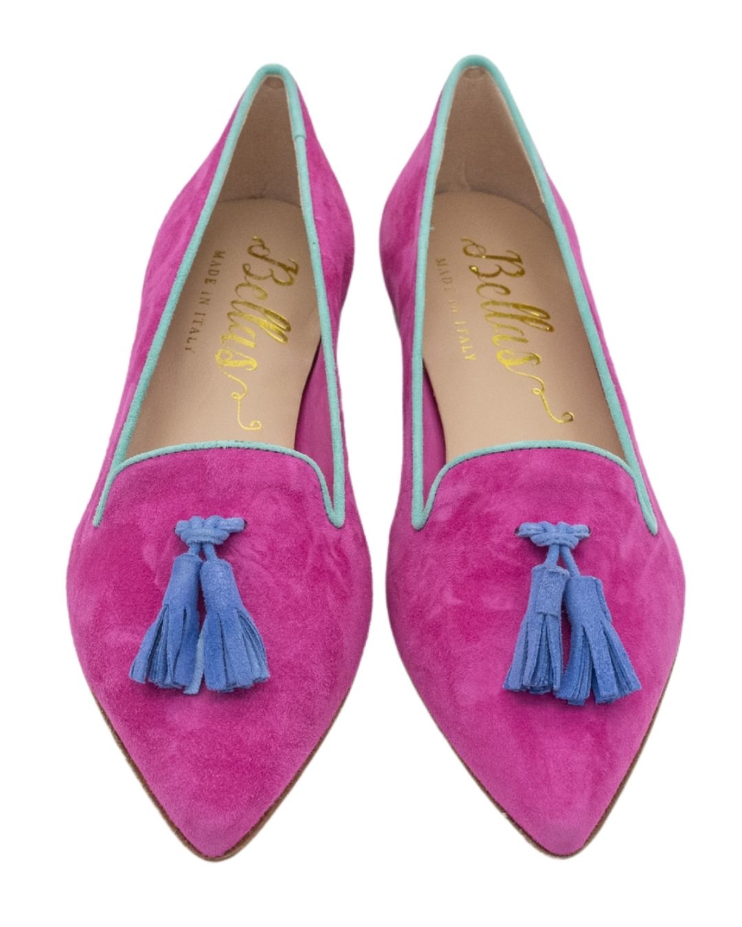 Hot Pink-Onda-Tiffany Tasselloafer Pointy (kurzer Tassel)