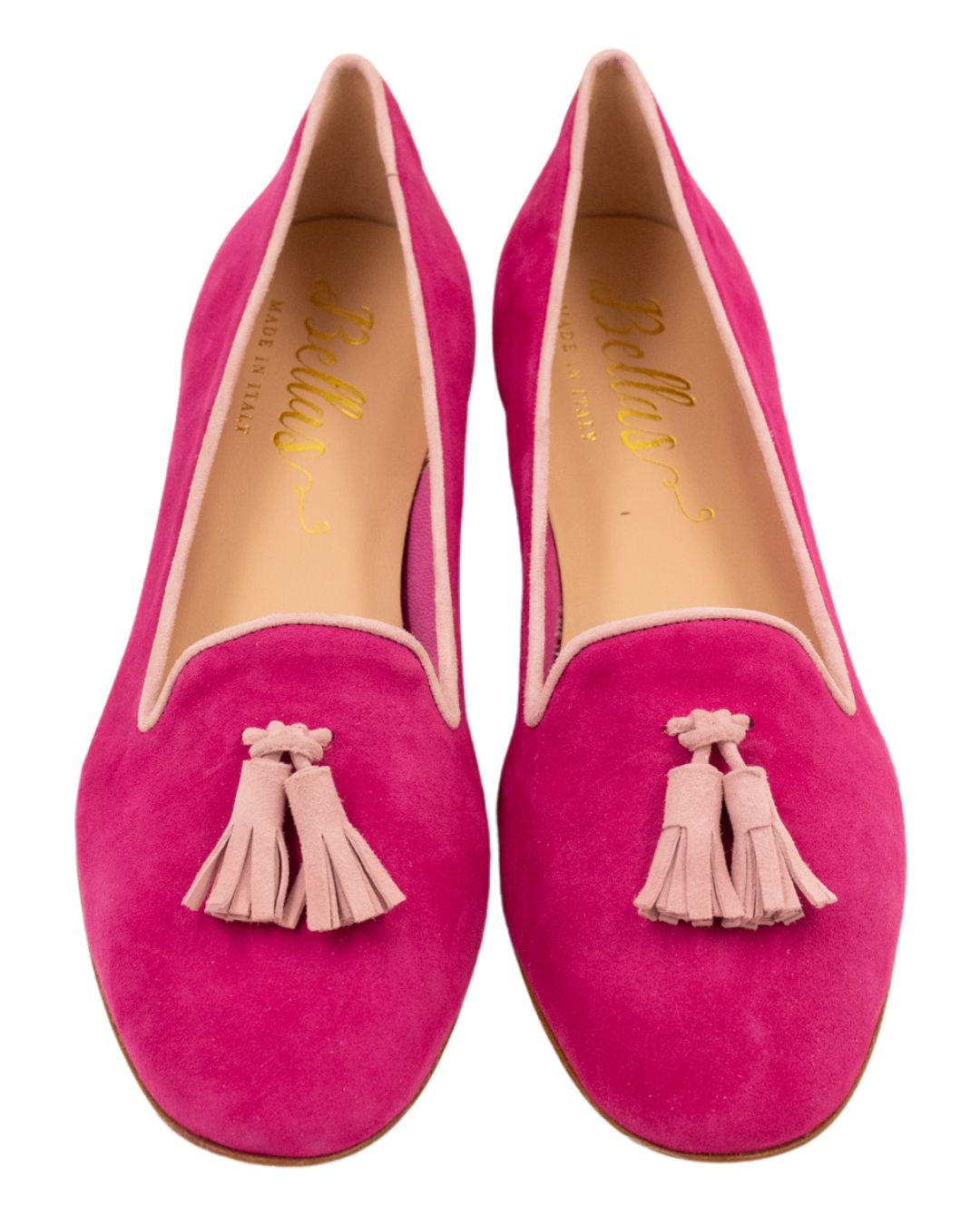 Hot Pink-Pig Rose Tasselloafer Klassik