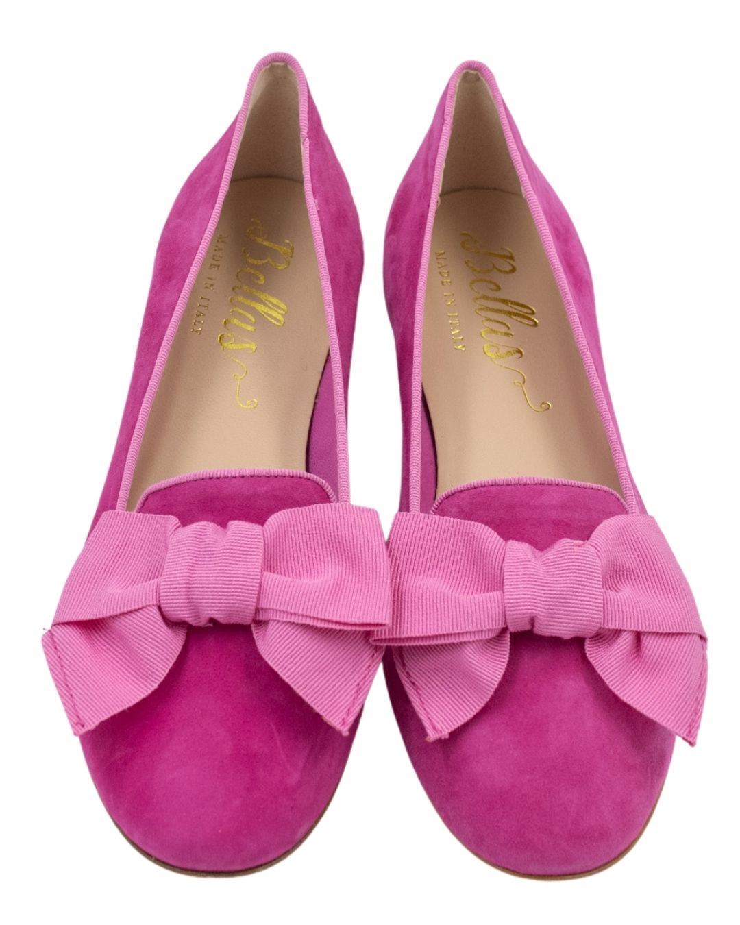 Hot Pink-Shocking Schleifenloafer