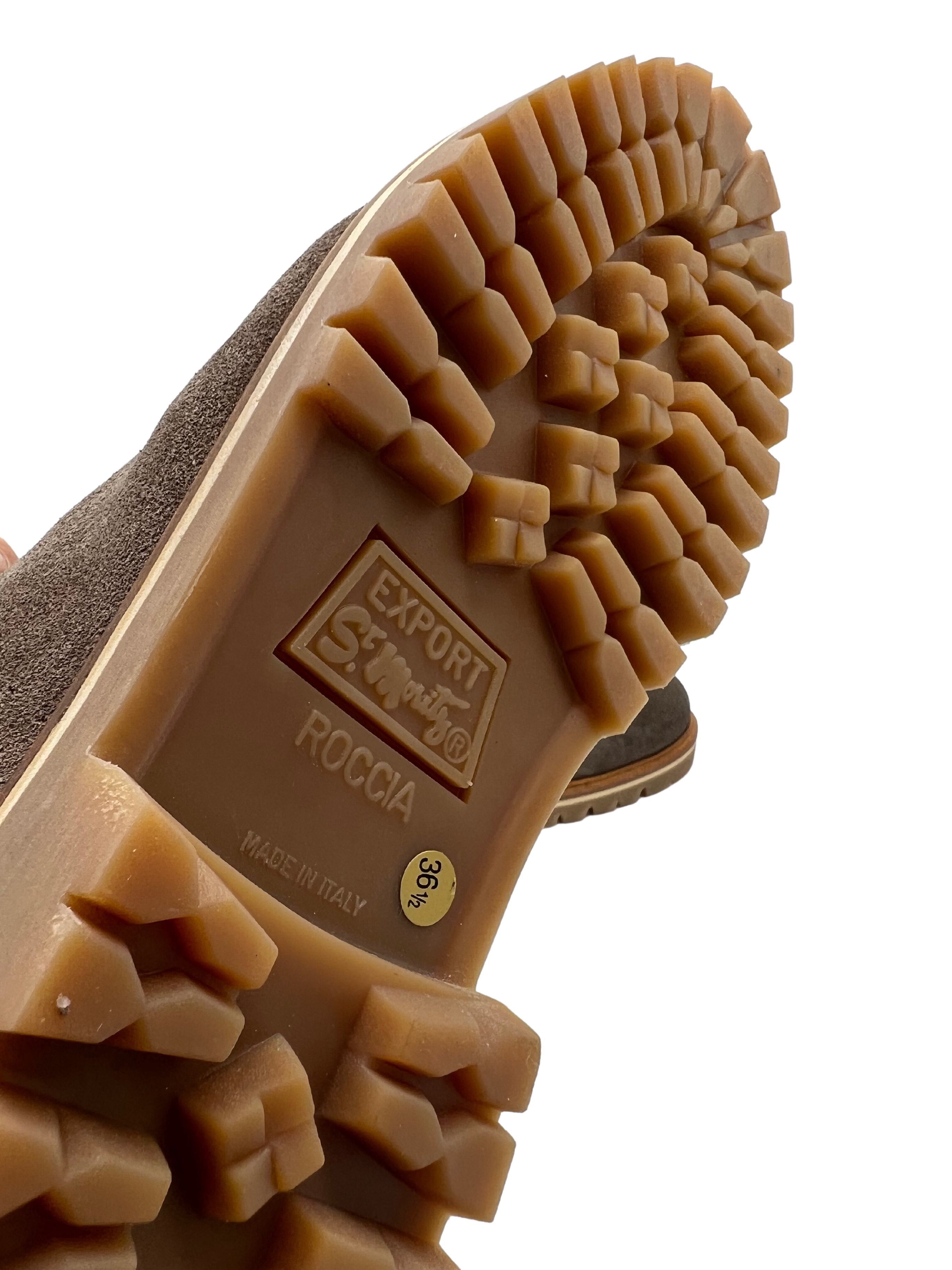 Schnür-Stiefelette Taupe gefüttert