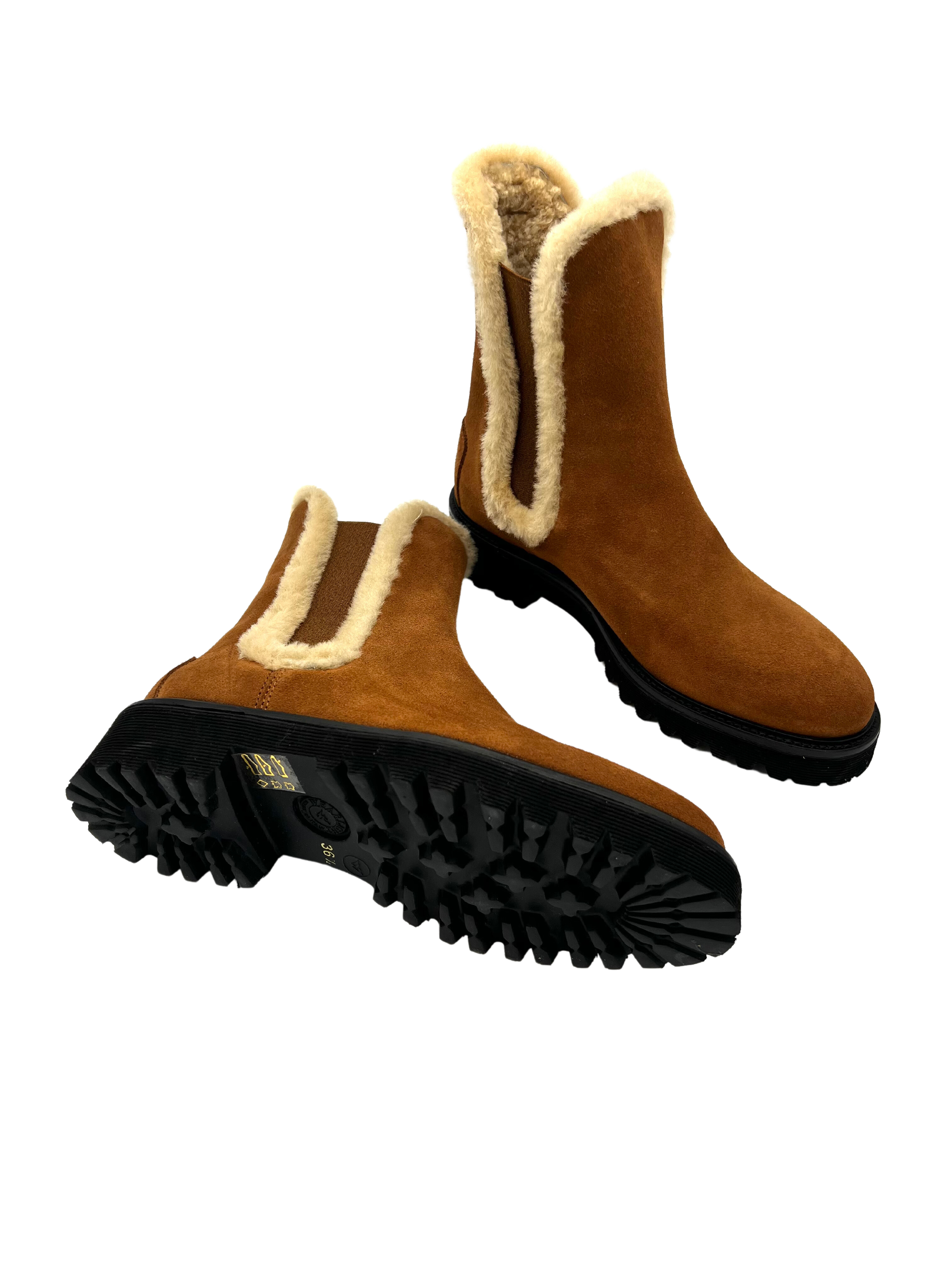 Chelseaboots Terra mit Lammfell gefüttert