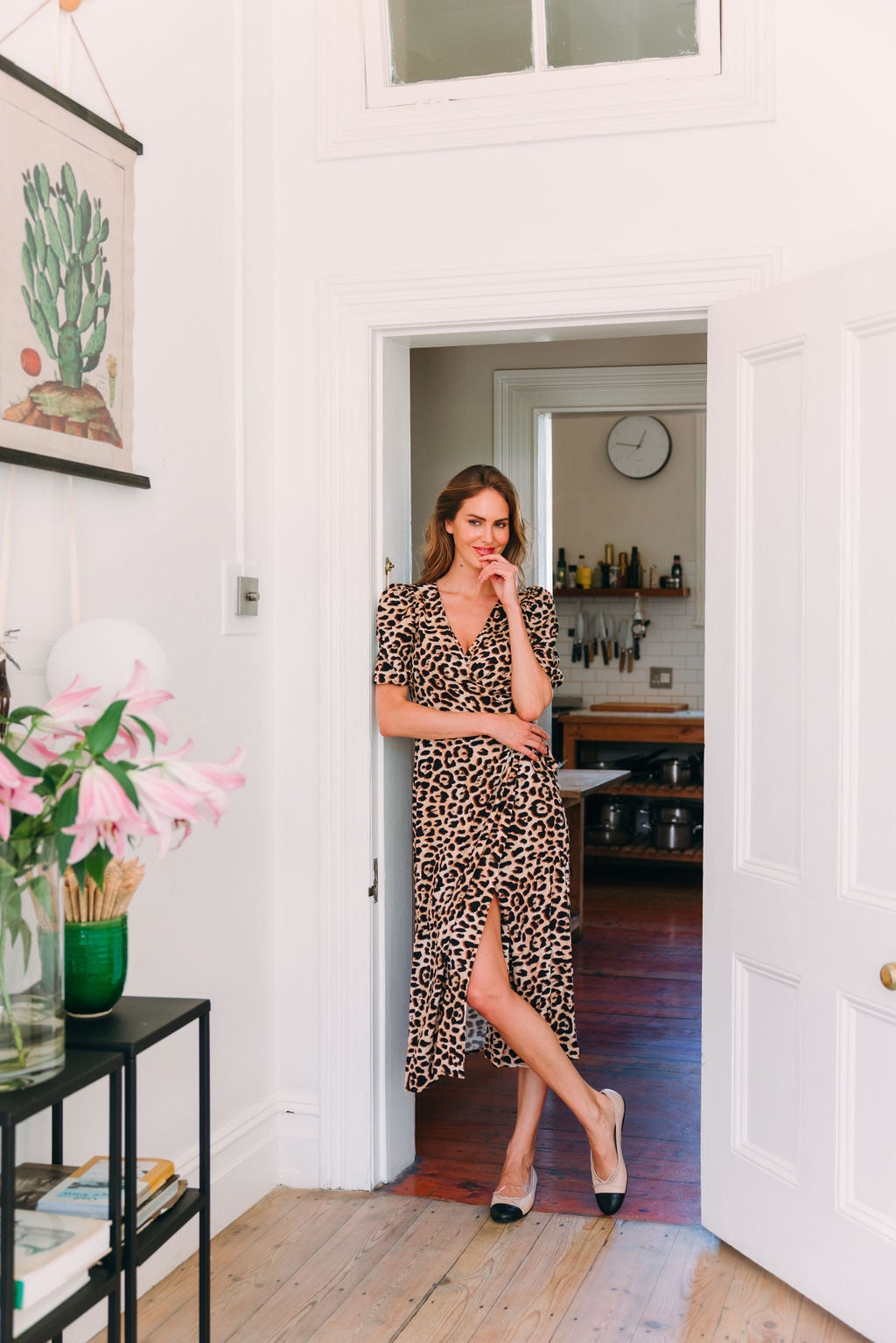 Cream Nero Two Tone Ballerinas