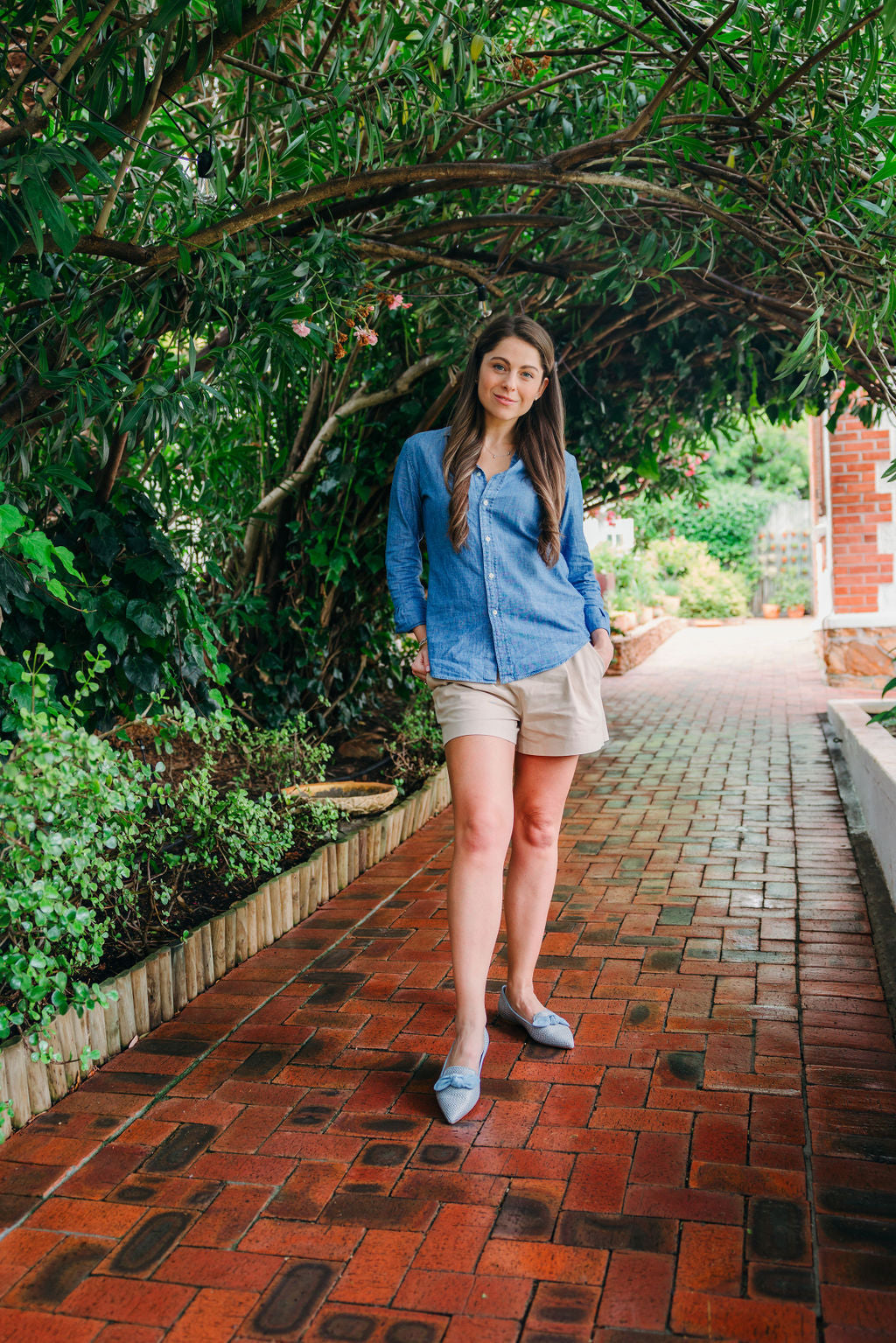 SHOOTINGSCHUH Jeans Bast Schleifenloafer Pointy 41