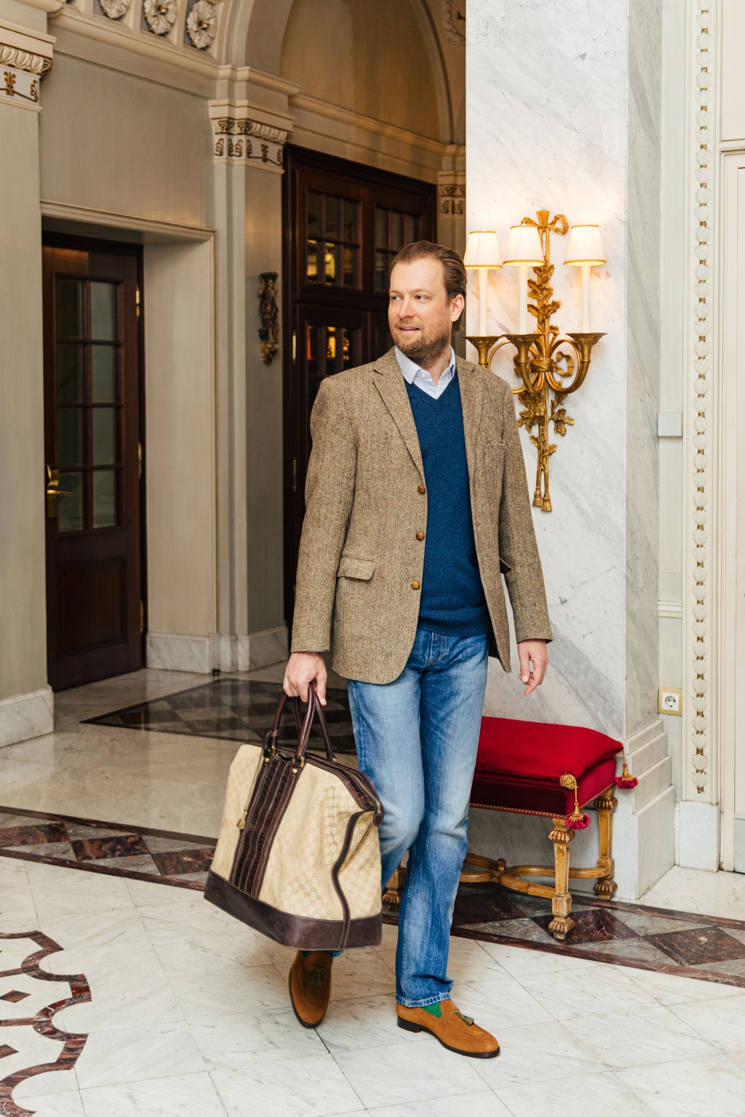 Tabacco-Foresta Tasselloafer Herren