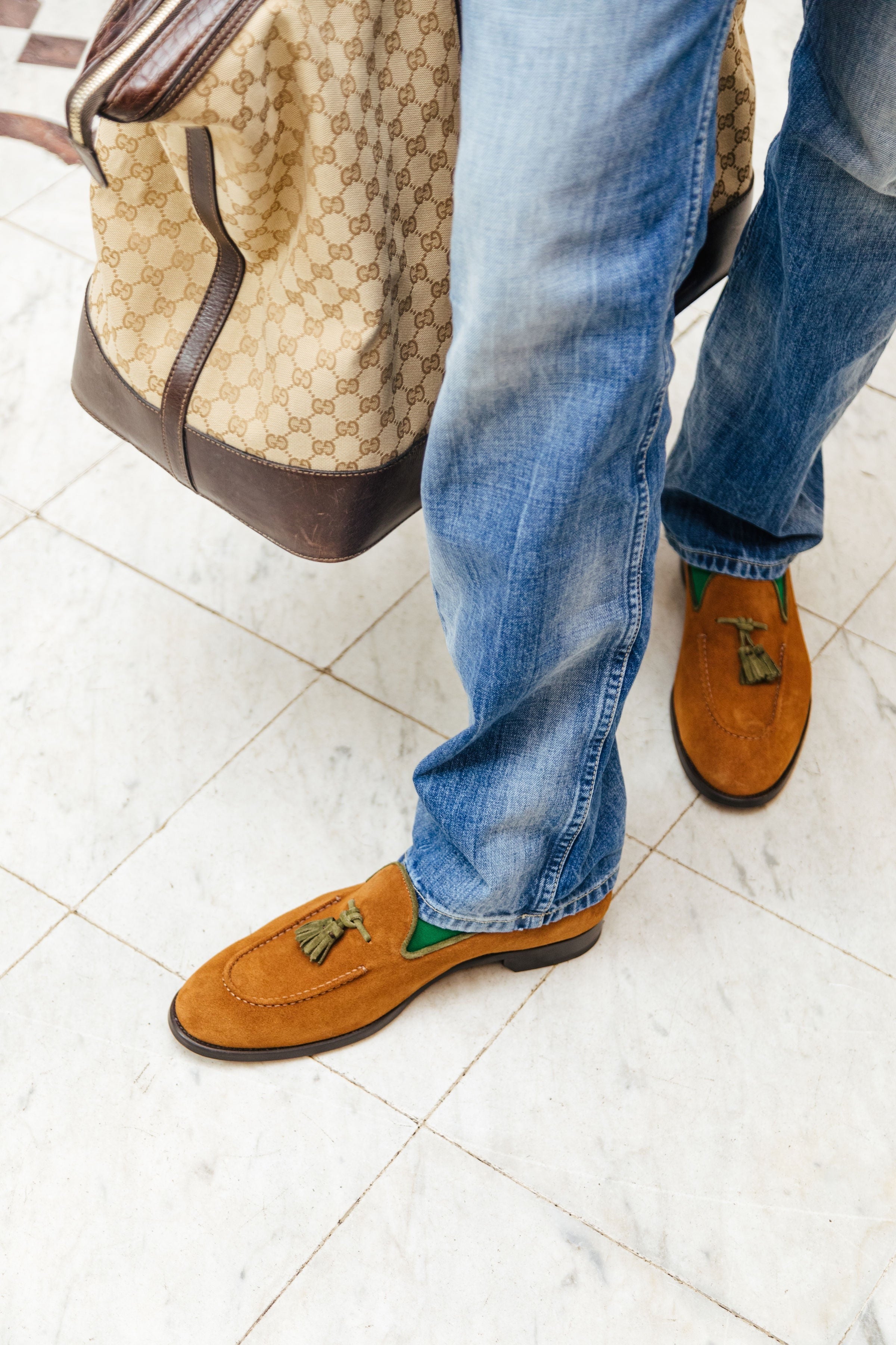 Tabacco-Foresta Tasselloafer Herren