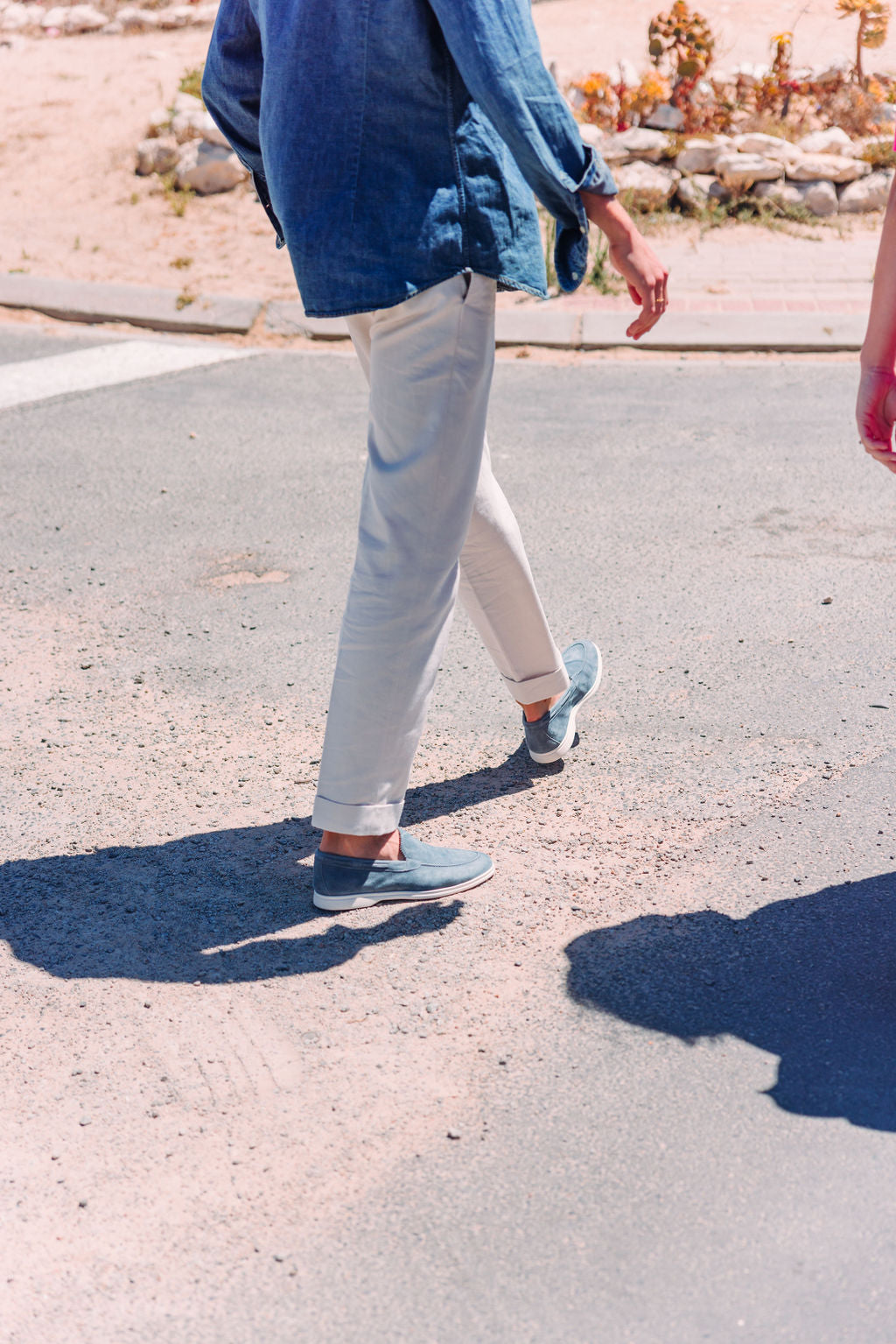 Herren Yachtslipper Denim